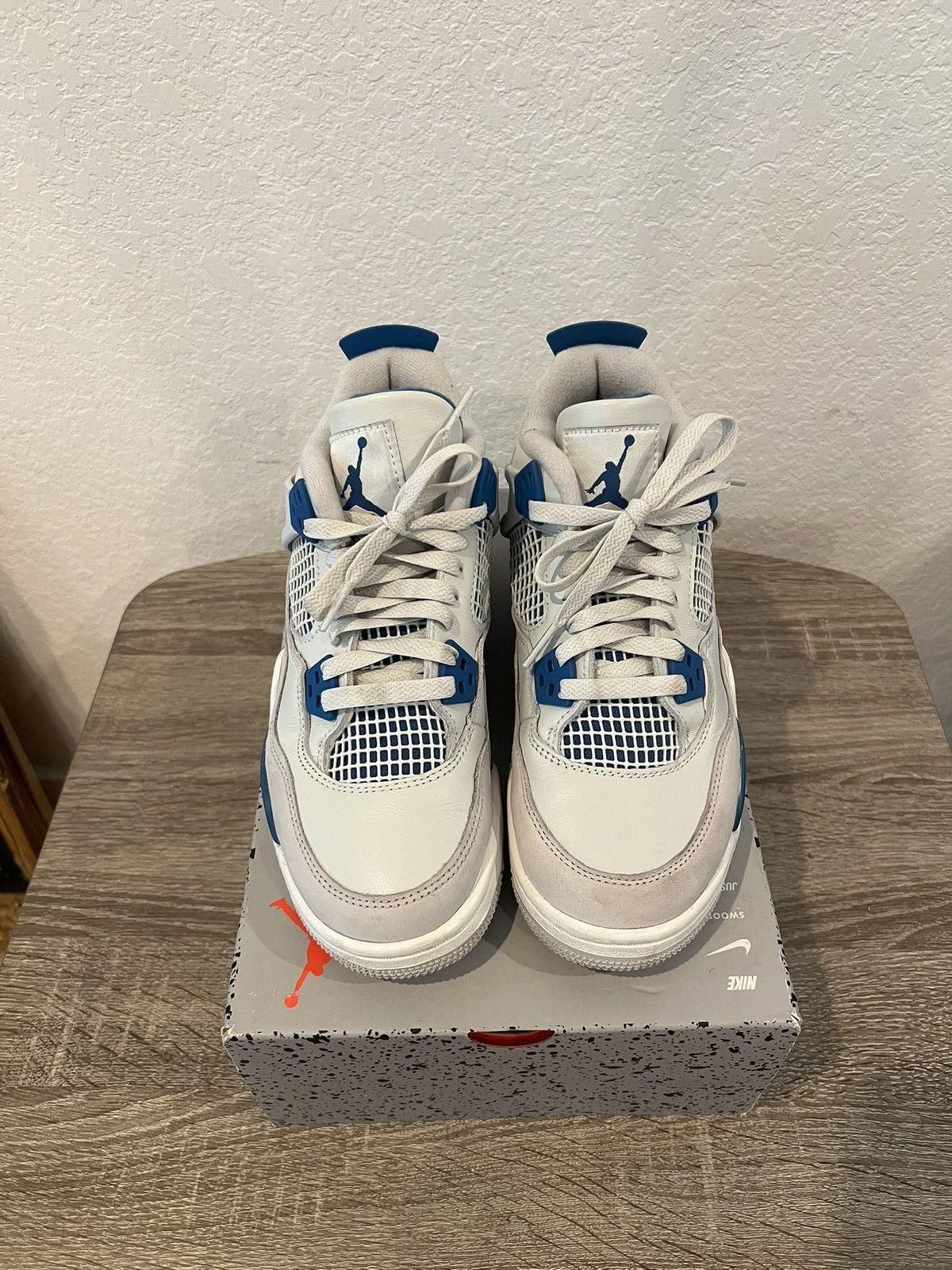 Jordan Brand Air Jordan 4 Military Blue GS Size US 5 / EU 37 - 4 Thumbnail