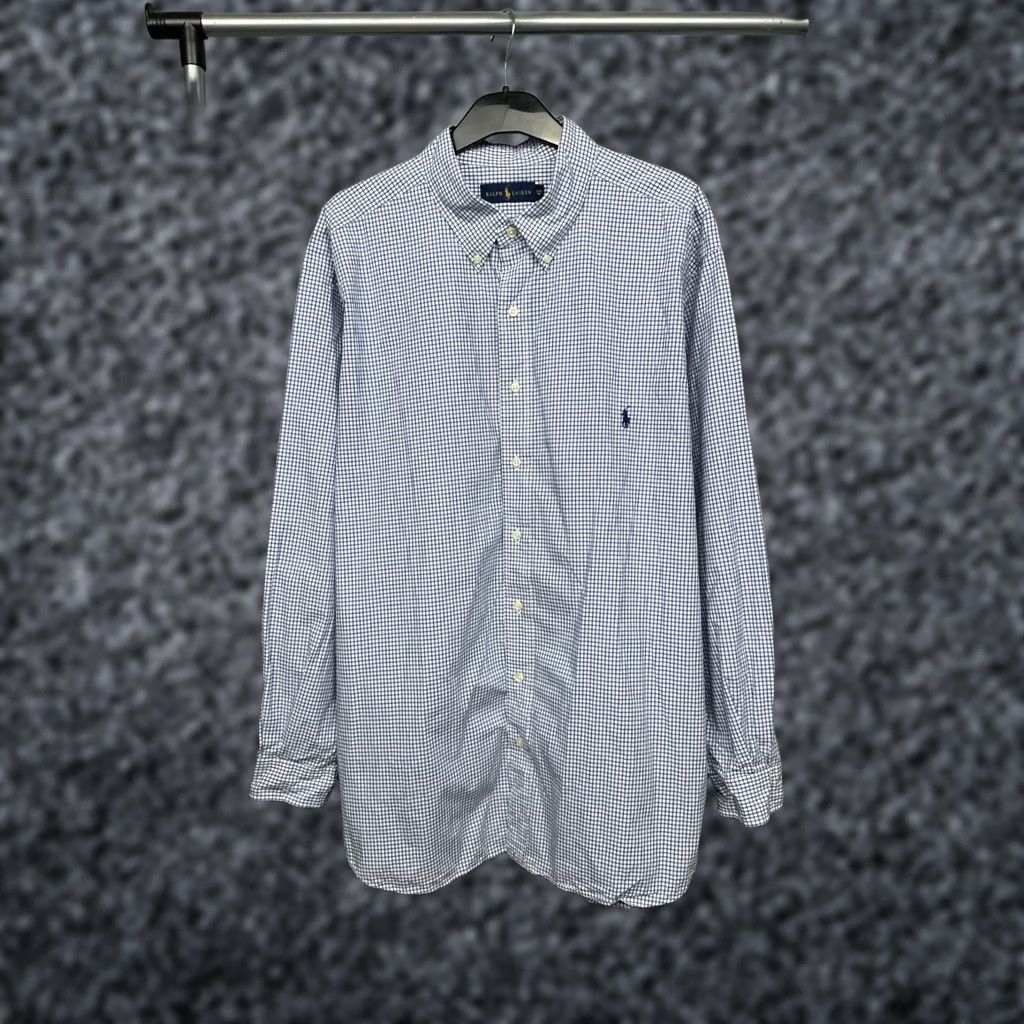 Polo Ralph Lauren Polo Ralph Lauren Mens Long Sleeve Shirt 2XB XXL Button-Up Multicolor Cotton Check Shirt Size US XXL / EU 58 / 5 - 1 Thumbnail