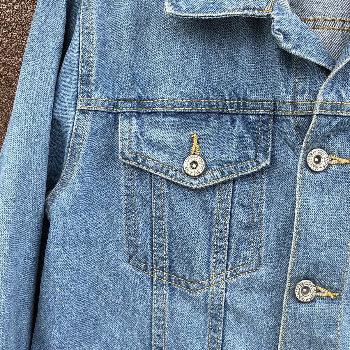 Japanese Brand Nylaus Trucker Denim Jacket Size US M / EU 48-50 / 2 - 4 Thumbnail