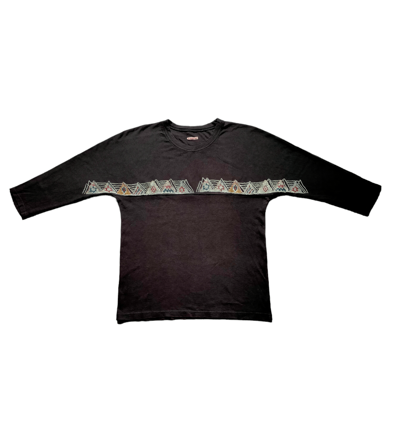 Kapital Kapital Three Quarter Black T-shirt Size US S / EU 44-46 / 1 - 2 Thumbnail