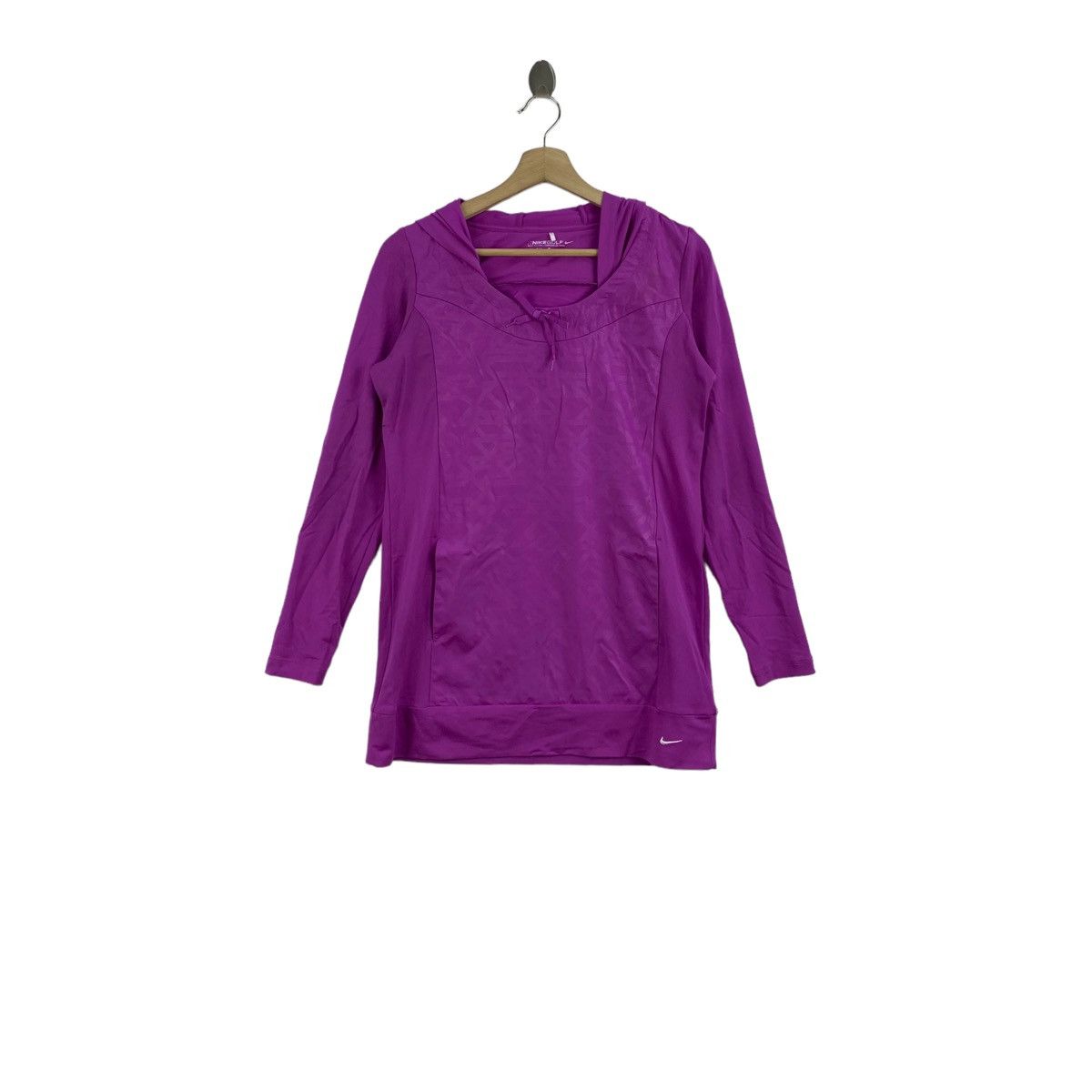 Nike × Vintage Vintage NIKE GOLF Dri-Fit Fleece Purple Hoodie Size M / US 6-8 / IT 42-44 - 1 Thumbnail