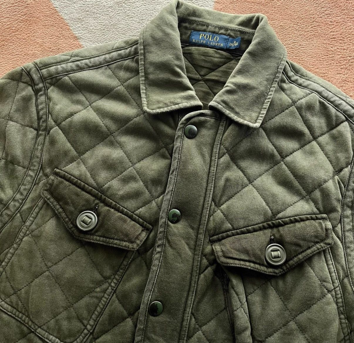 Ralph Lauren Ralph Lauren Diamond Quilted Military Jacket K22 Size US M / EU 48-50 / 2 - 4 Thumbnail