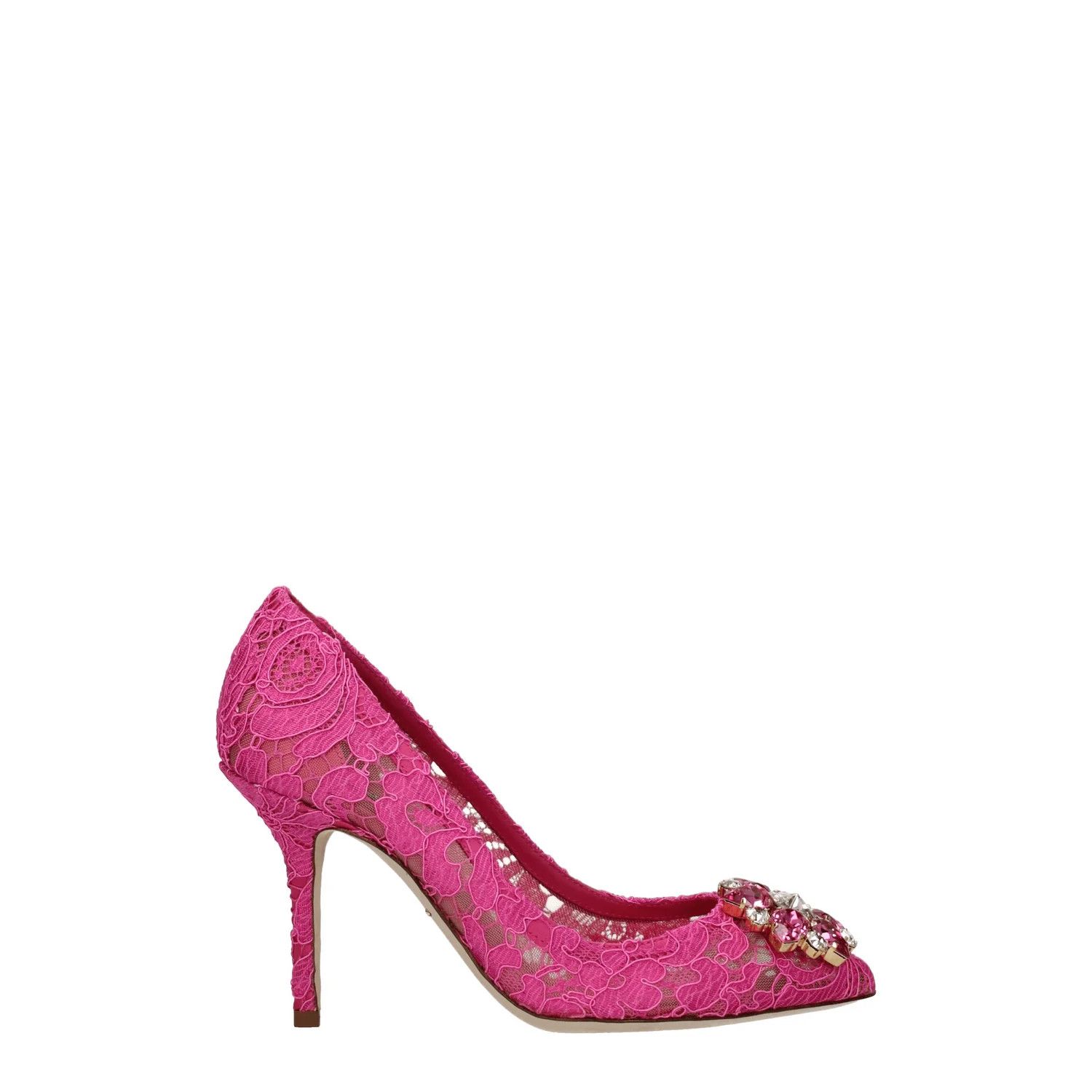 ob1o1e1124 Fabric Pumps in Fuchsia