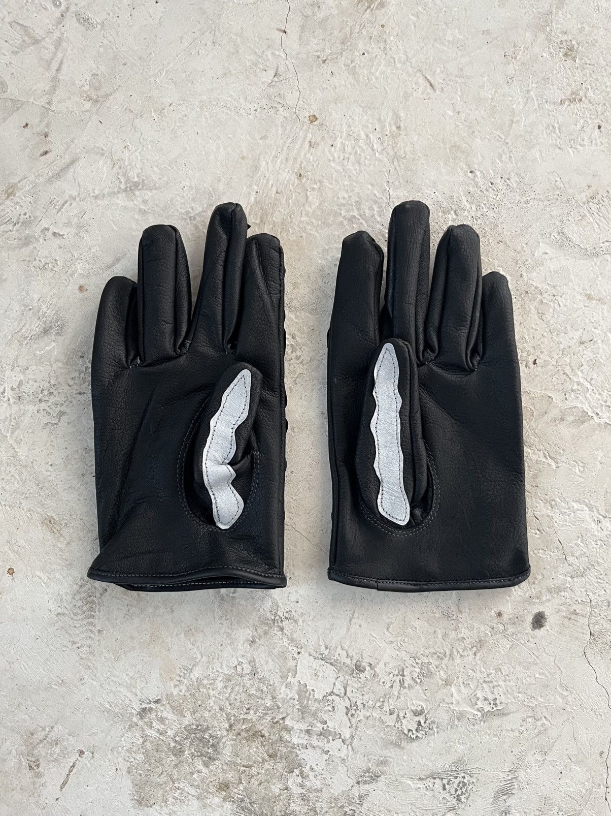 Vintage Leather Skull Skeleton Glove Size ONE SIZE - 4 Thumbnail