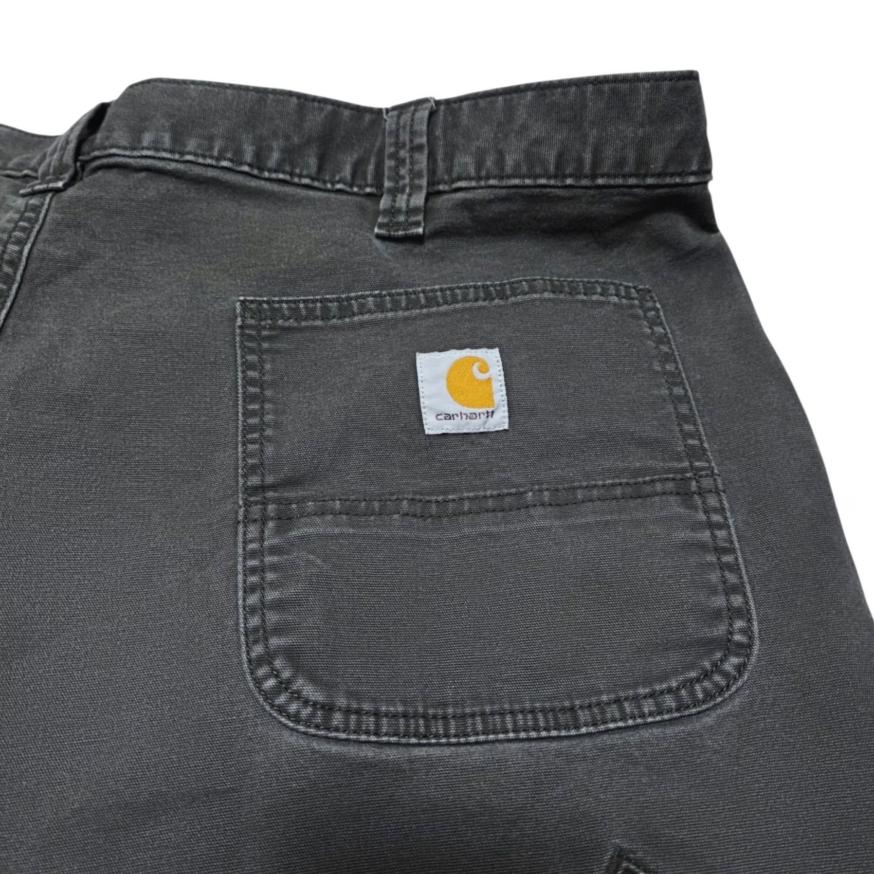 Carhartt Carhartt Pants Mens 42x30 Gray Rugged Flex Relaxed Fit Canvas Work Pant BN2291-M Size US 42 / EU 58 - 3 Thumbnail