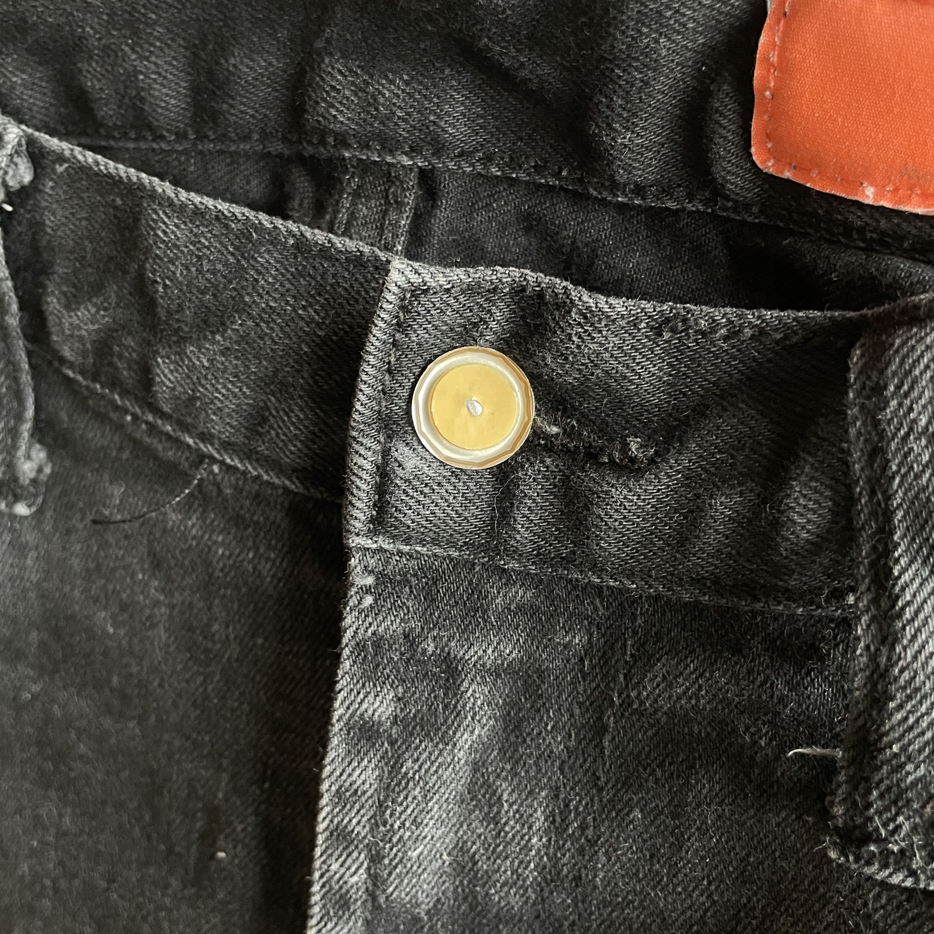 Jean Shop Jean Shop Jim Stretch Slim Washed Black Selvedge Denim Size US 32 / EU 48 - 10 Thumbnail