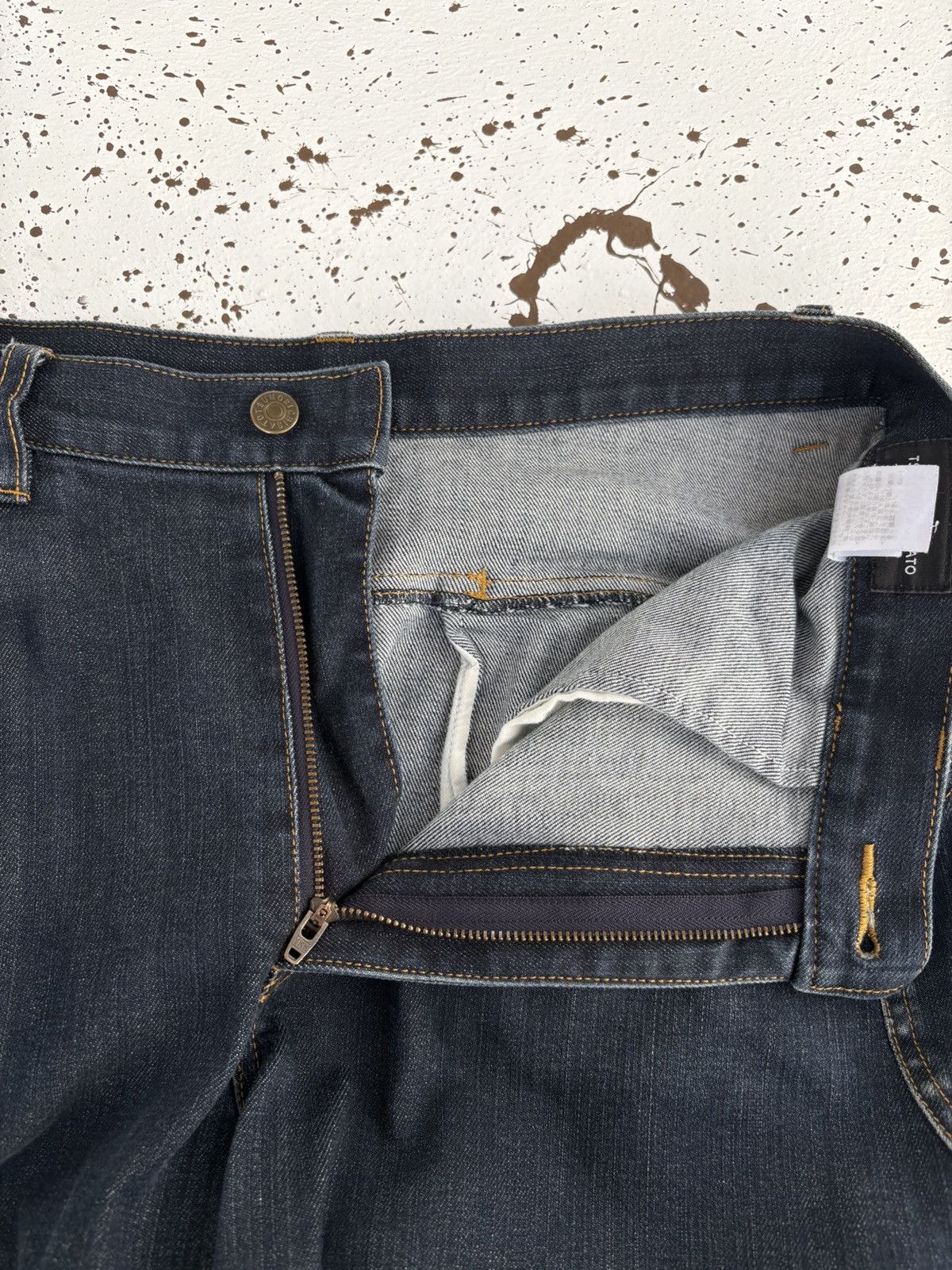 Issey Miyake Issey Miyake Avant-Garde Curved Seam Jeans Japanese Denim Size US 32 / EU 48 - 5 Thumbnail