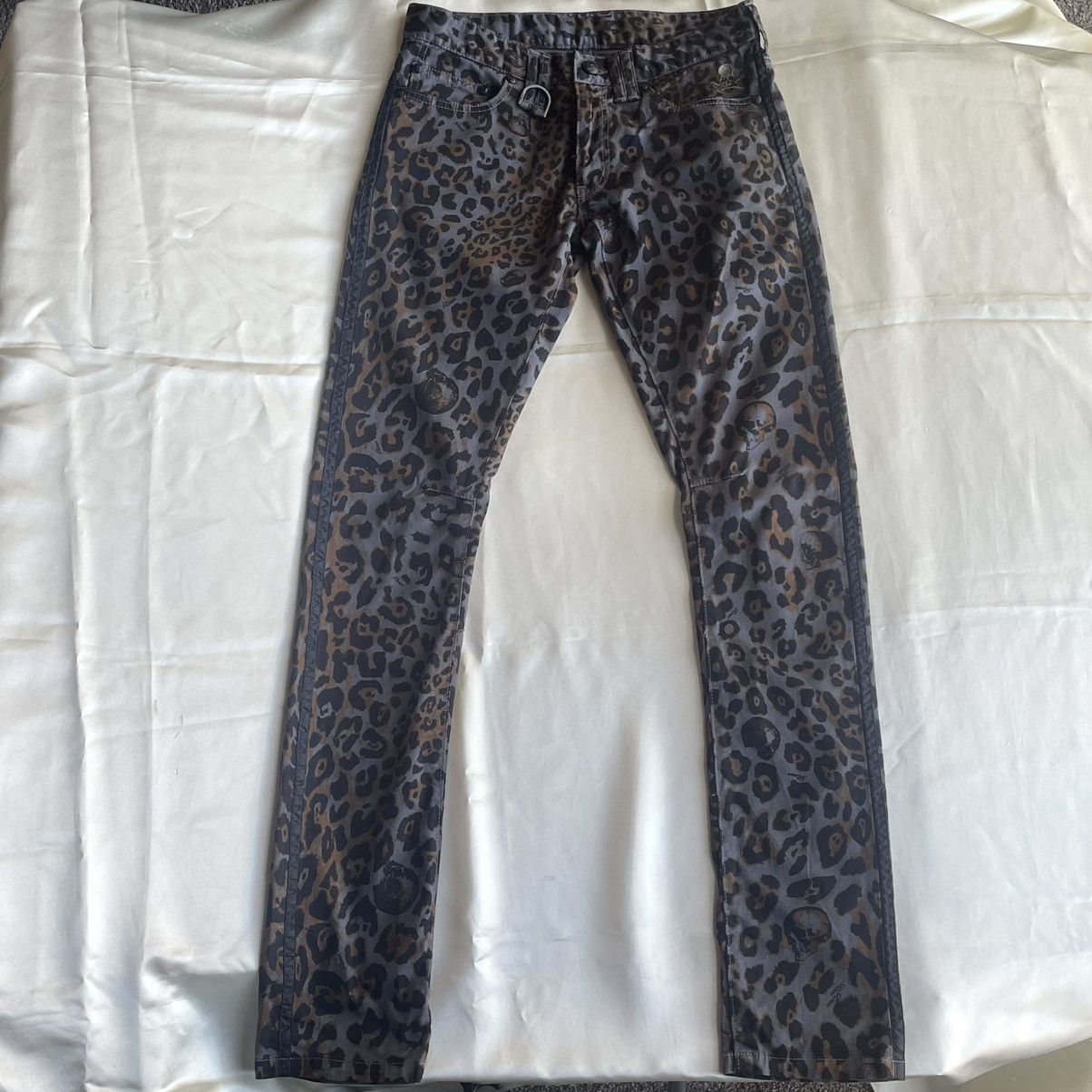 Roen Cheetah Print ROEN Jeans Size 28" / US 6 / IT 42 - 2 Thumbnail