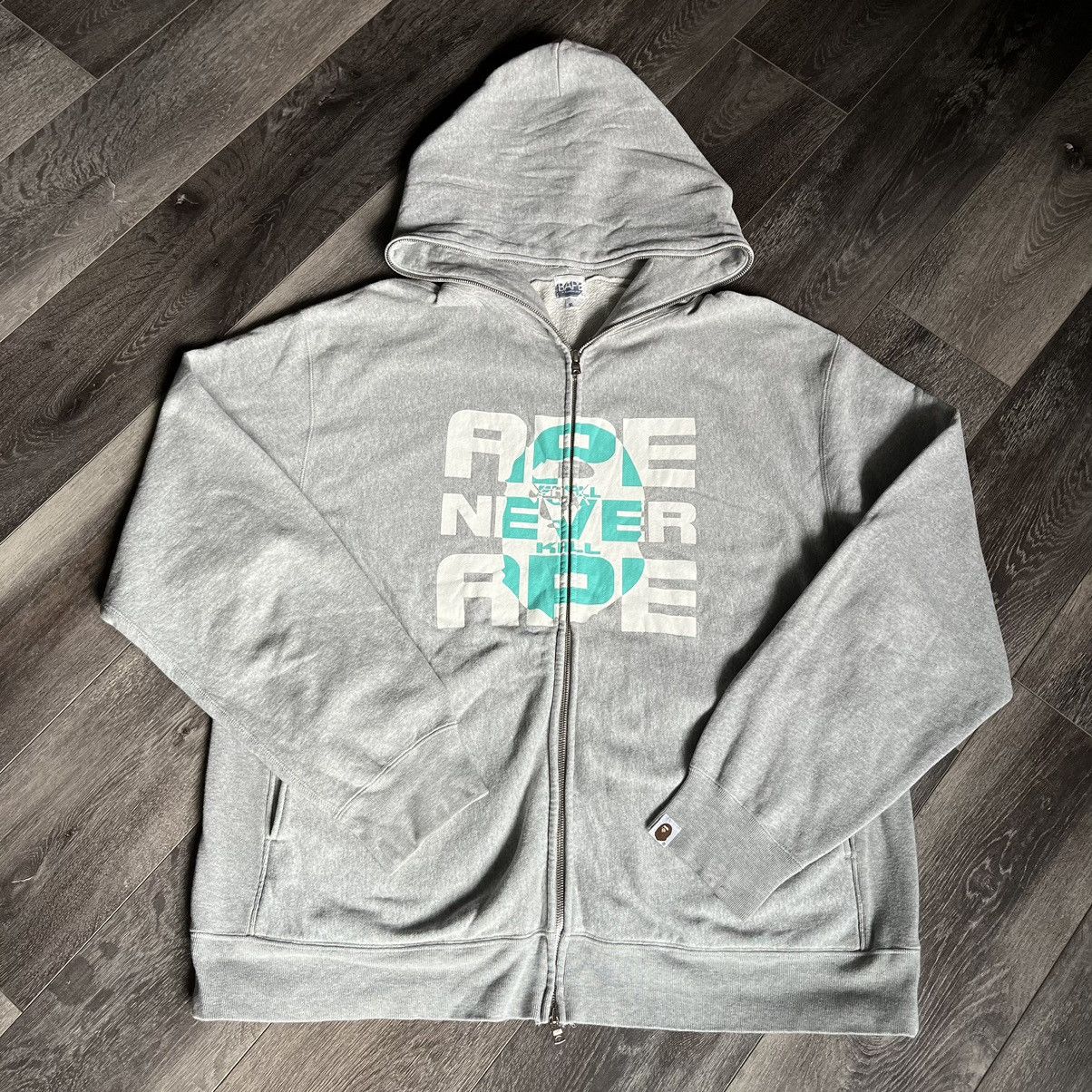 Bape Rare OG 2005 A Bathing Ape Bape x Kaws ASNKA Full Zip Hoodie Size US XL / EU 56 / 4 - 2 Thumbnail