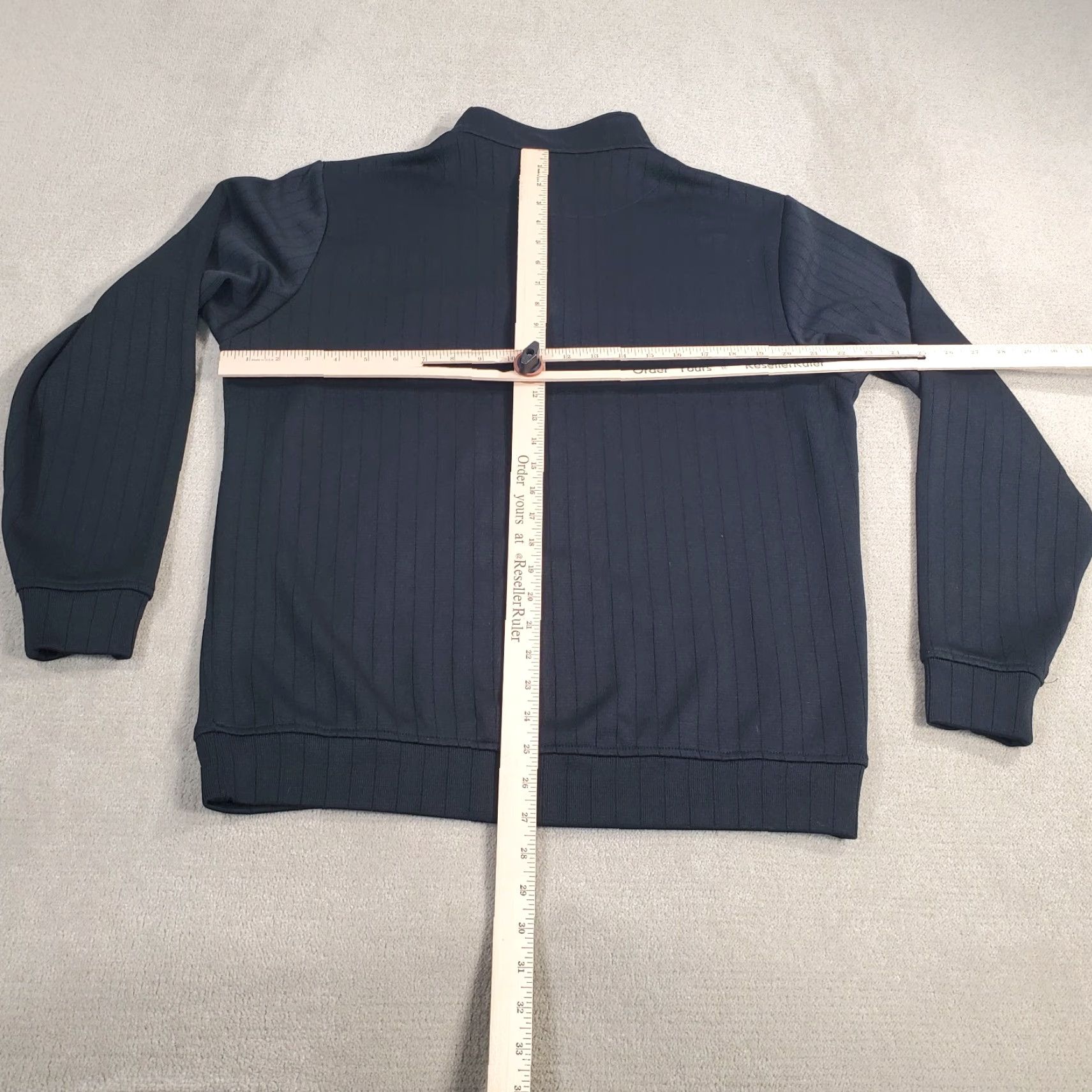 Logo 7 USAG Pullover Mens 1/4 Zip Black Logo Mock Jacket Sweater L Casual Size US L / EU 52-54 / 3 - 6 Thumbnail