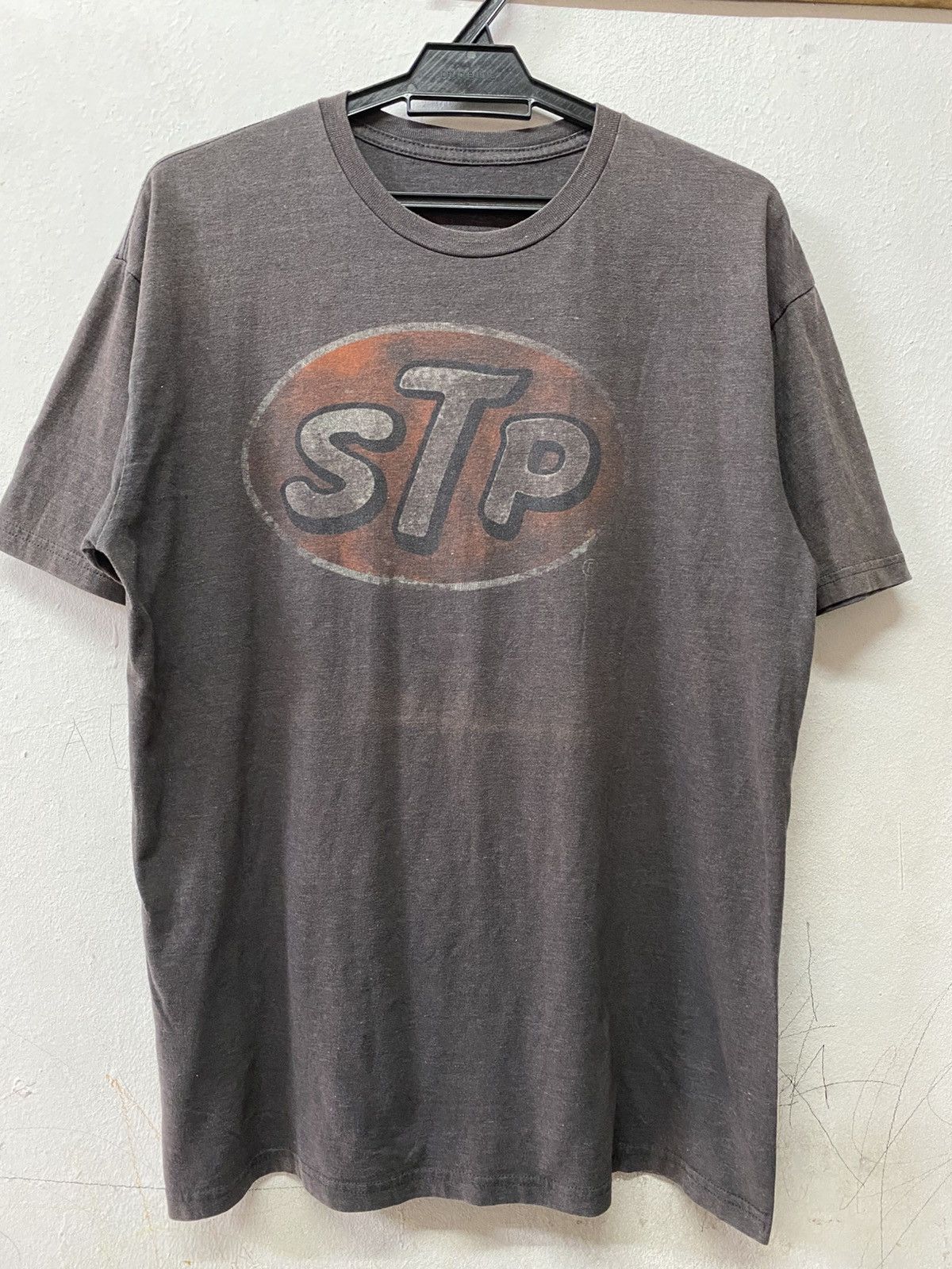 Vintage Vintage STP Logo Sun faded T-shirt 🔥 Size US XL / EU 56 / 4 - 1 Thumbnail