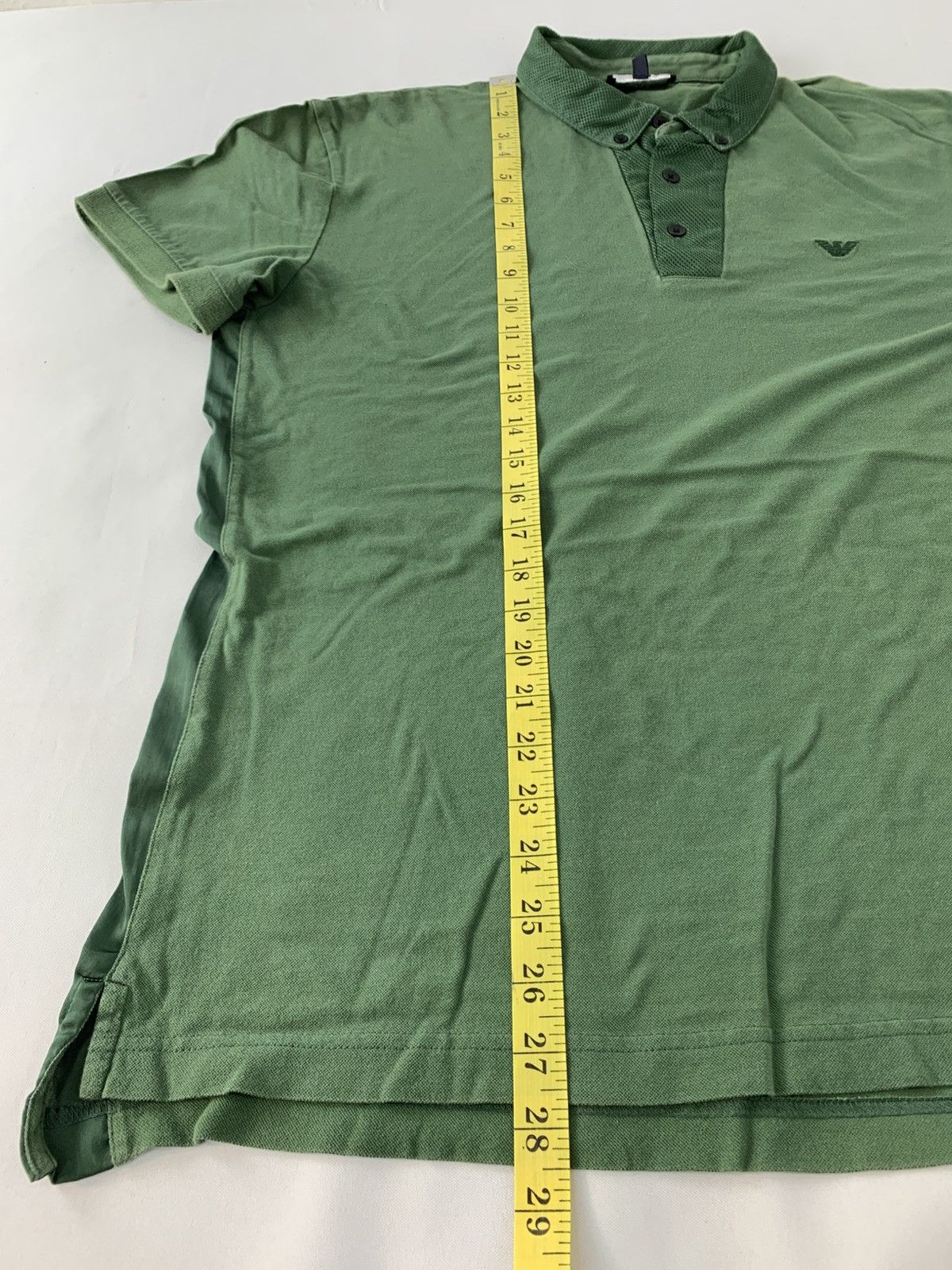 Emporio Armani Hype Emporio Armani Jeans Plain Minimalist Embroidery Polo Size US XL / EU 56 / 4 - 9 Thumbnail