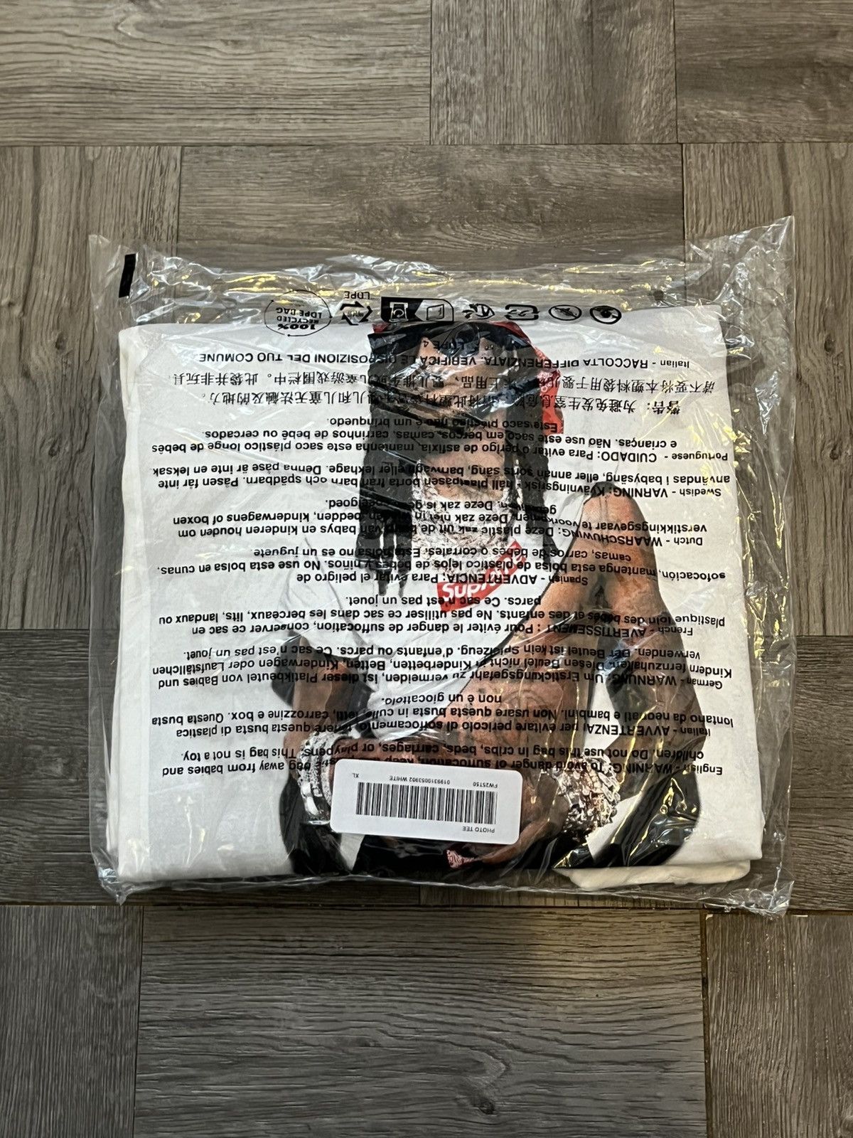 Supreme Supreme Playboi Carti Tee Size XL White Size US XL / EU 56 / 4 - 2 Thumbnail