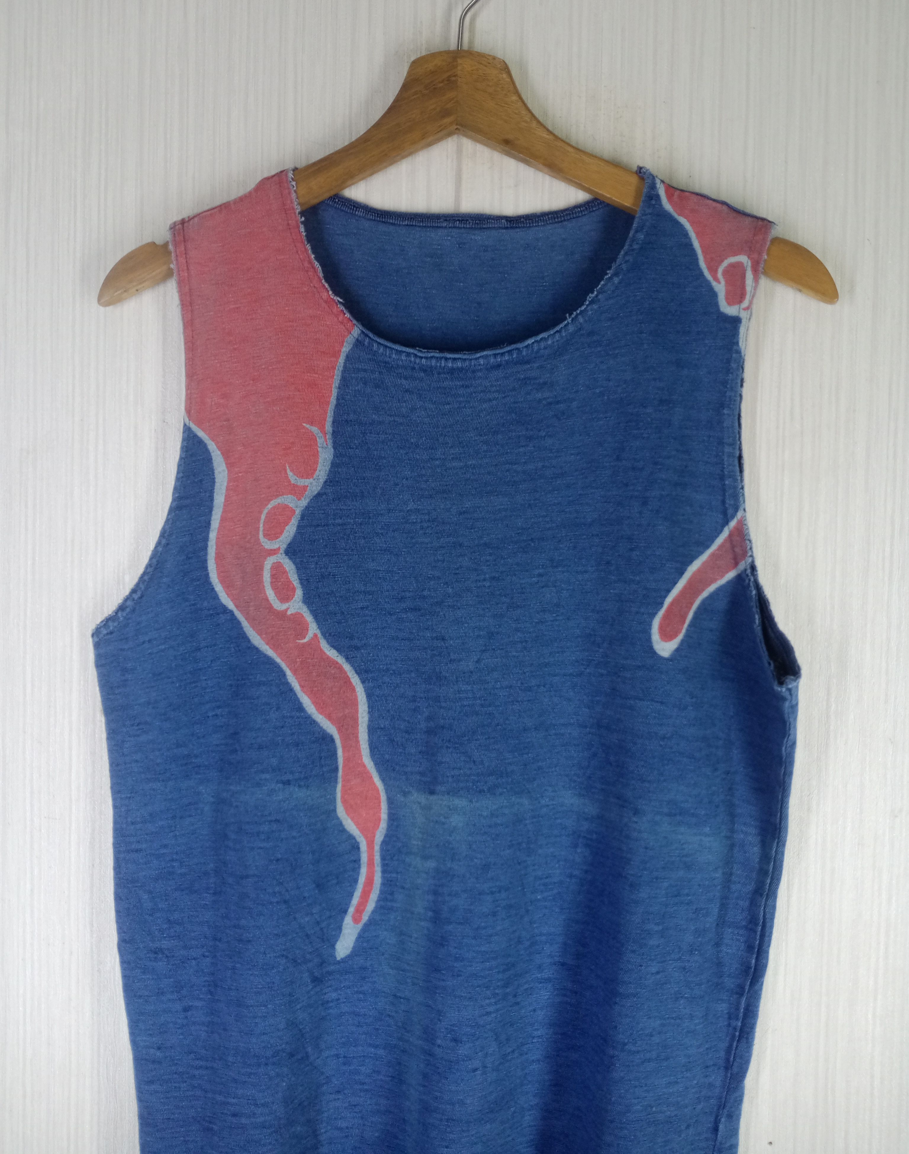 Kapital Rare Vintage Kapital Octopus Art Sleeveless Tank Top Size US M / EU 48-50 / 2 - 4 Thumbnail