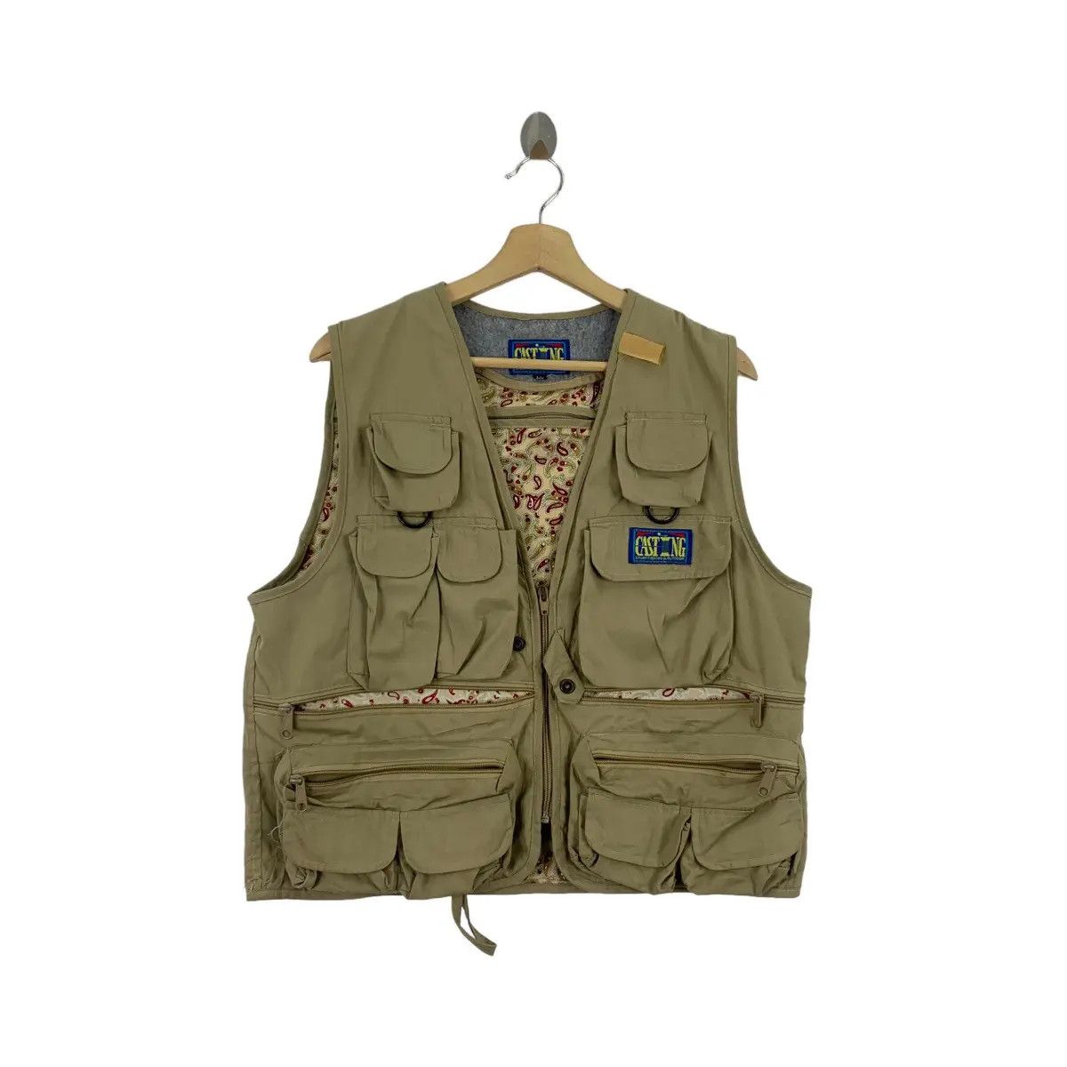 Vintage Vintage CASTING PAISLEY Outdoor Fishing Technical Vest Size US L / EU 52-54 / 3 - 1 Thumbnail