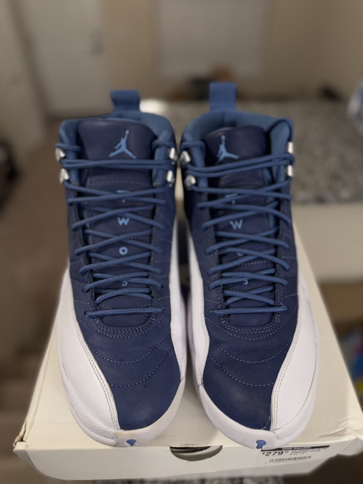Jordan Brand × Nike Jordan 12 Indigo 2020 (130690-404) Size 12 Clean Size US 12 / EU 45 - 3 Thumbnail