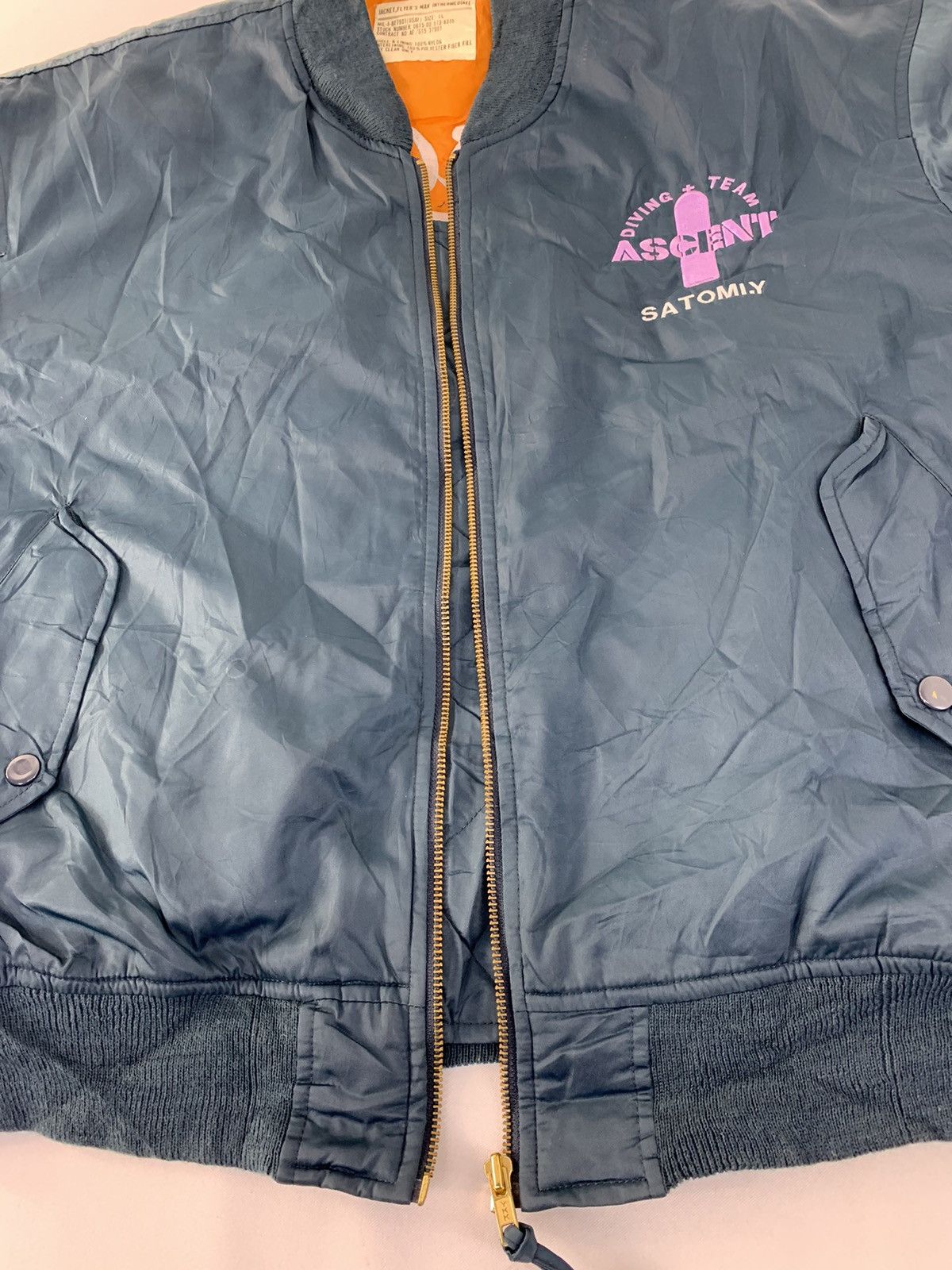 Vintage 90s USAF Flyer’s Man Intermediate Bomber Aviator Jacket Size US L / EU 52-54 / 3 - 6 Thumbnail