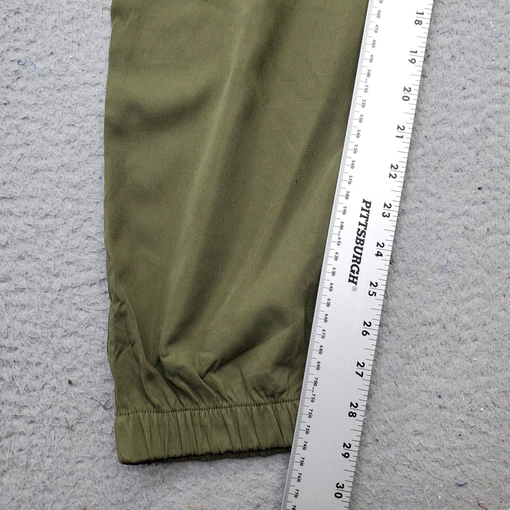 Vintage Coofandy Mens XL Green Solid Regular Fit Joggers Pants Slash Pockets Drawstring Size US 36 / EU 52 - 4 Thumbnail