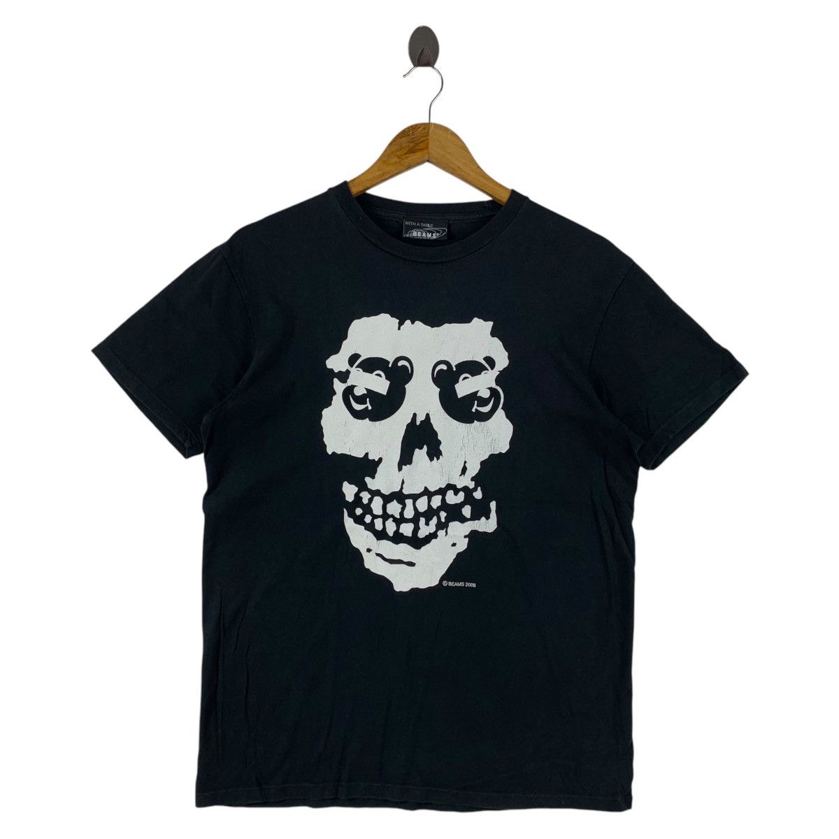 Beams Plus × Japanese Brand BEAMS with a smile skull printed tee Size US L / EU 52-54 / 3 - 1 Thumbnail