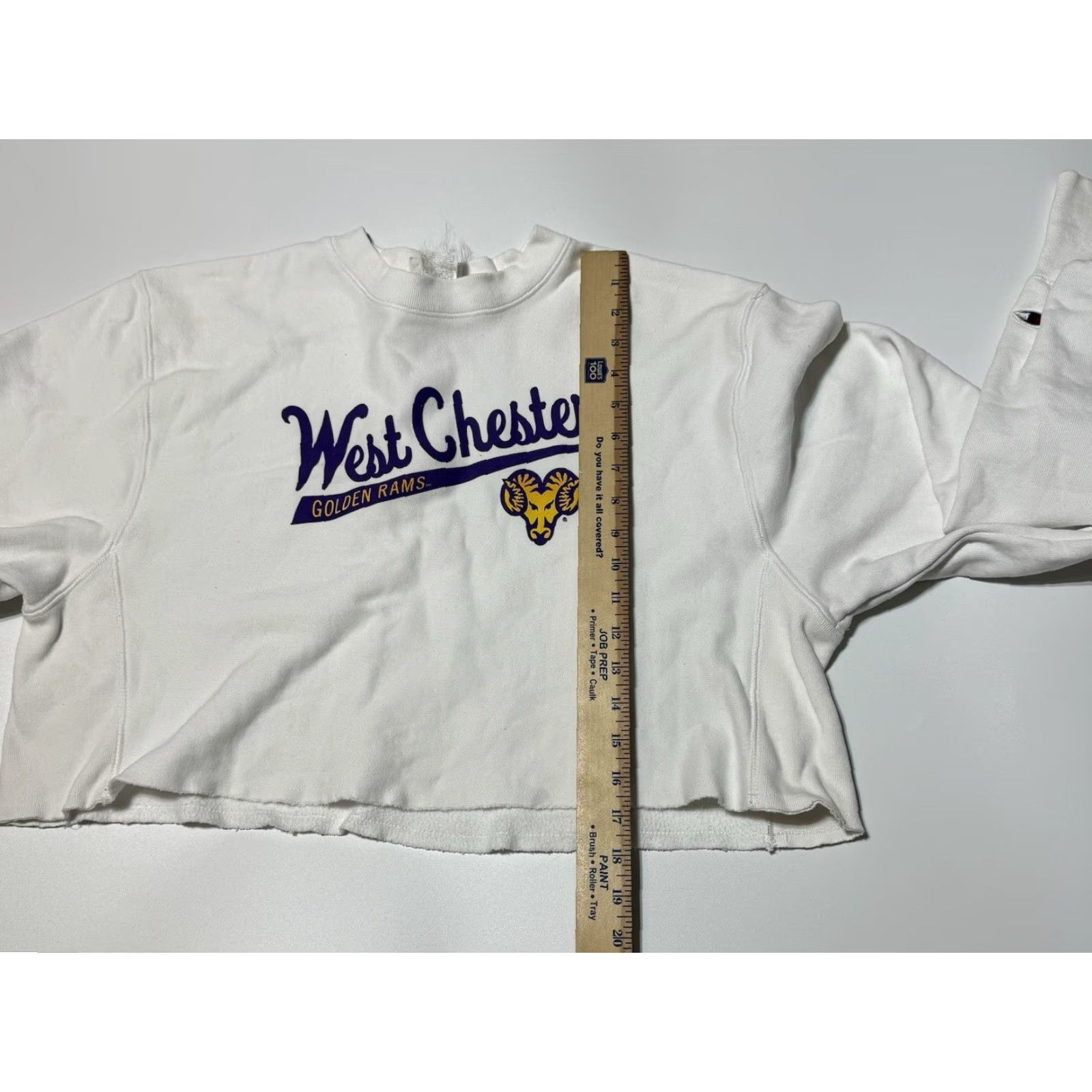 Champion VINTAGE West Chester University Champion Reverse Weave Sweatshirt Medium Unisex Adults Crew Neck Pullover Logo White College University 90s Size M / US 6-8 / IT 42-44 - 4 Thumbnail