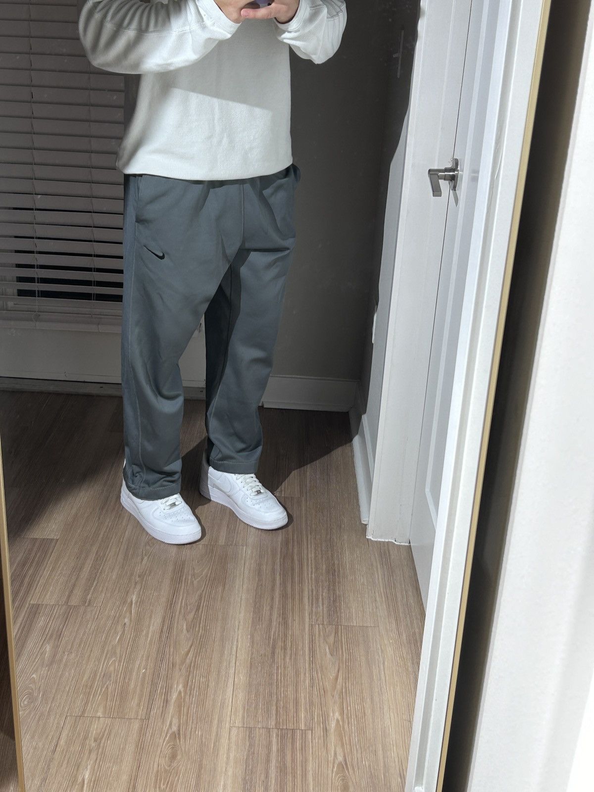 Nike × Vintage NIKE VINTAGE NYLON DRILL PANTS L Size US 34 / EU 50 - 3 Thumbnail