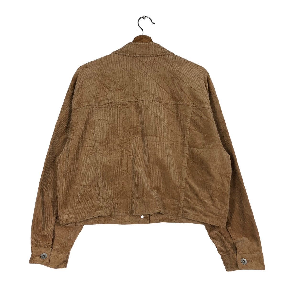 🔥Cropped Biker Jacket Corduroy Uniqlo Japan Issey Miyake