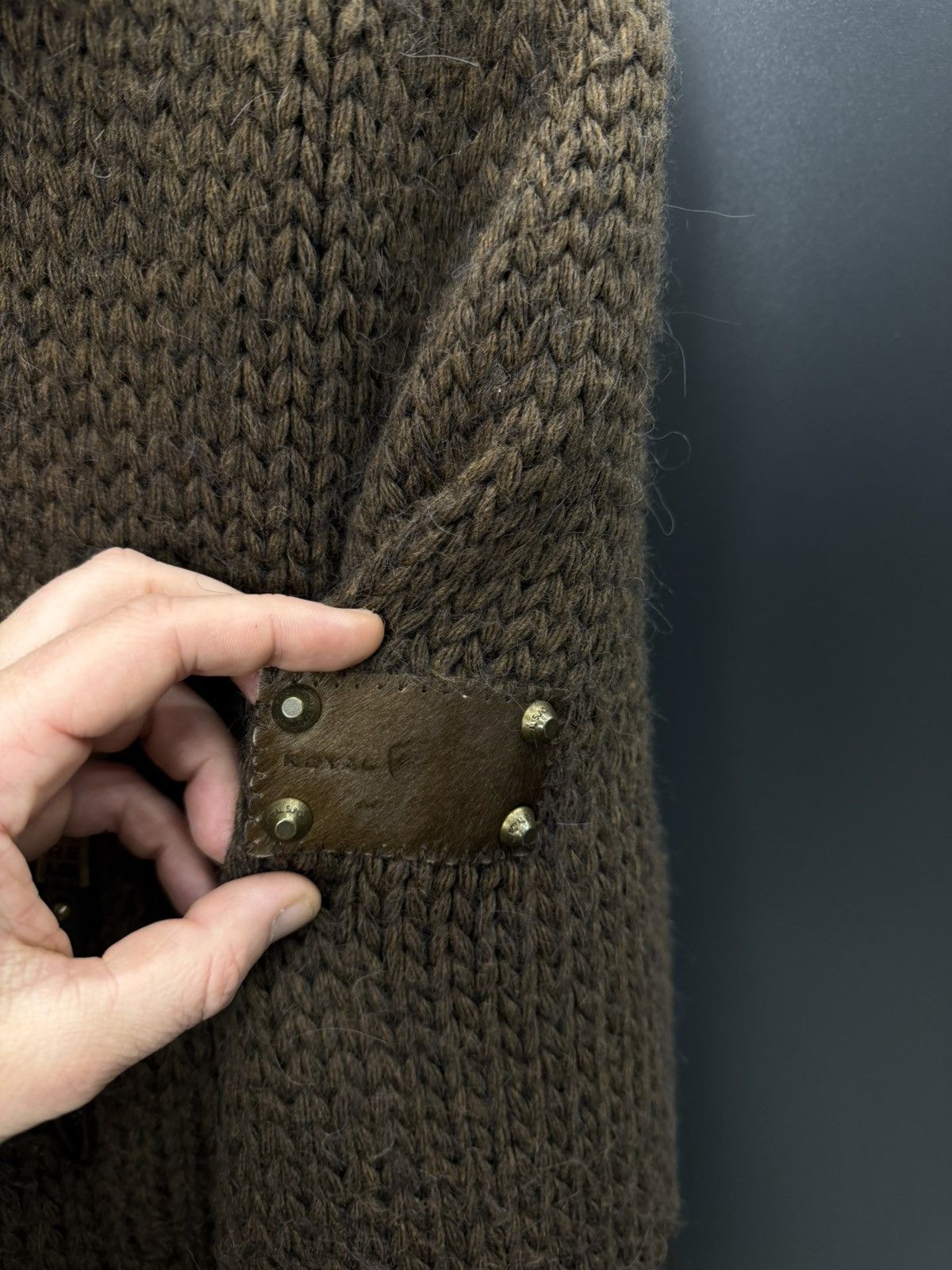 Other Royal Sunday Alpaca Wool Knit Jacket Brown Size 48 Size US M / EU 48-50 / 2 - 8 Thumbnail