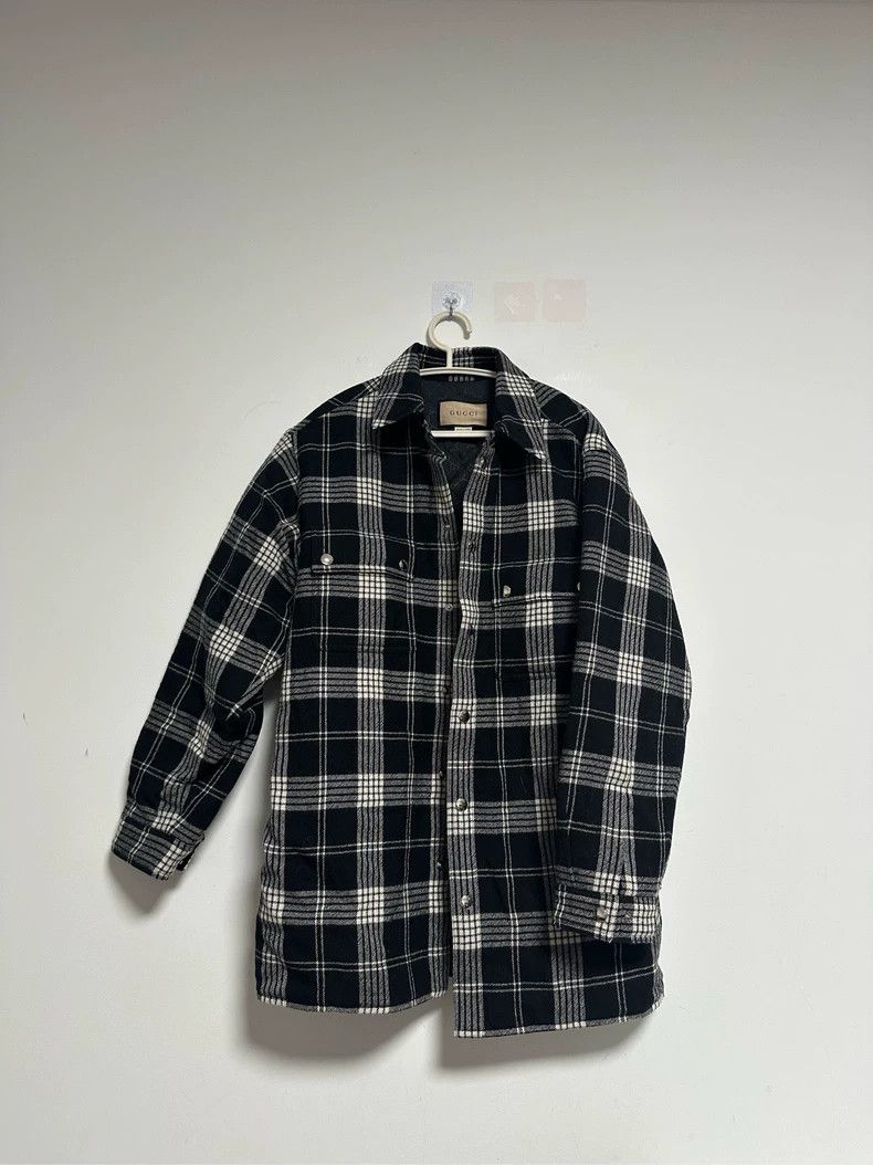Gucci Gucci Size 38 Classic black and white plaid jacket size 38 Size US XXS / EU 40 - 1 Thumbnail