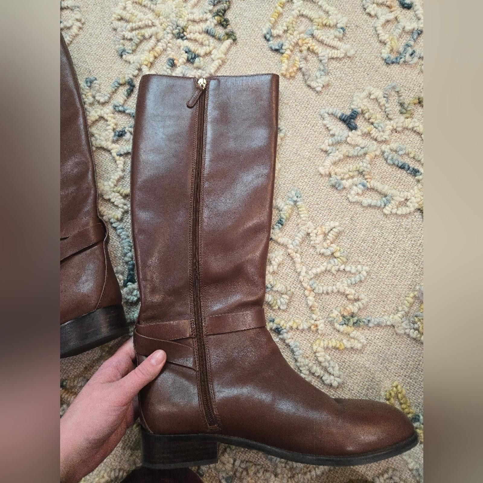 Designer TORY BURCH 25mm Brooke Knee Boot Size US 9 / IT 39 - 4 Thumbnail