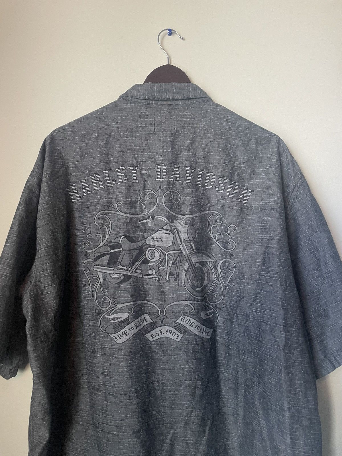 Harley Davidson × Vintage Harley Davidson workwear shirt Size US XXL / EU 58 / 5 - 1 Thumbnail