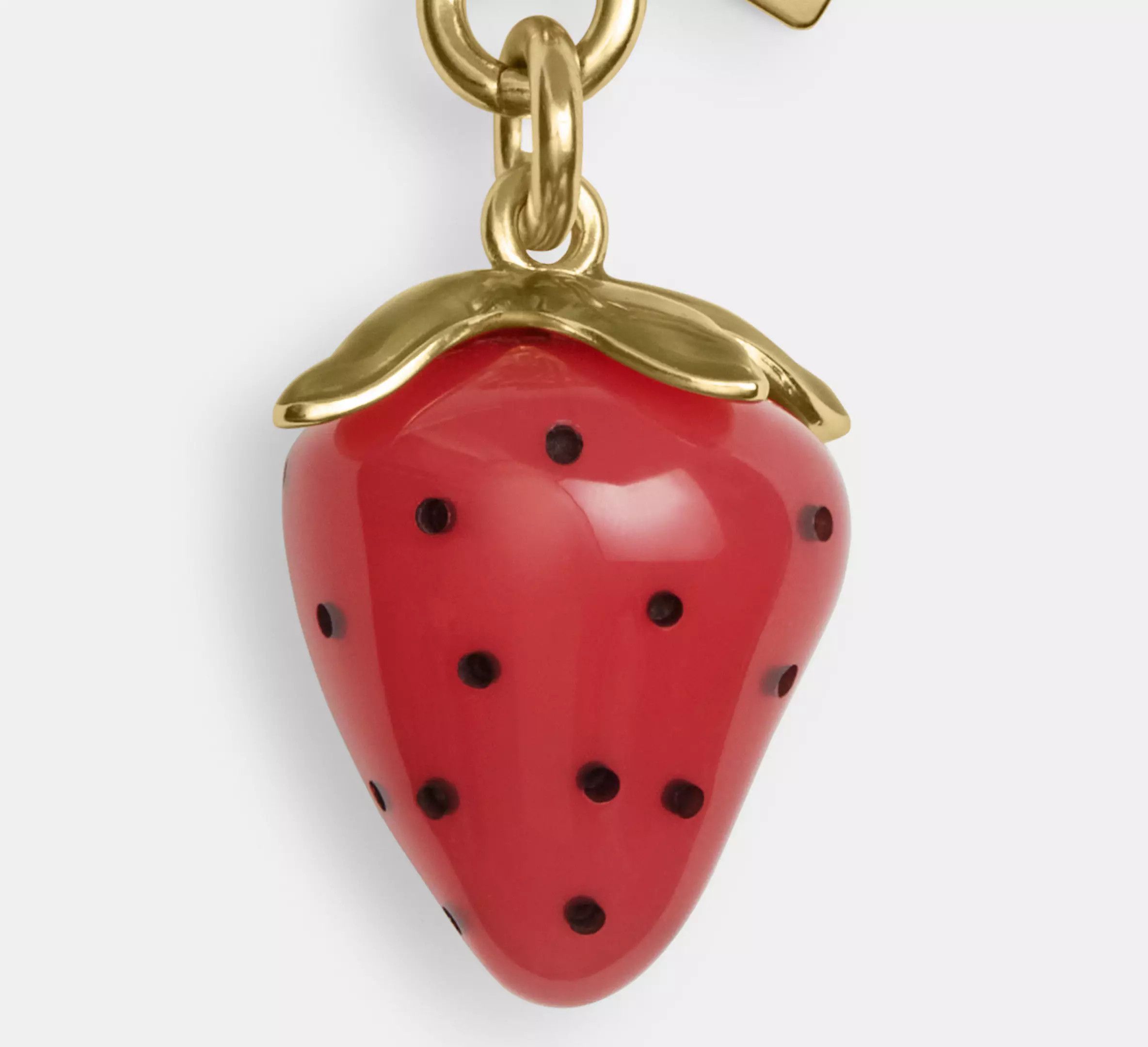 Coach Coach X Observed By Us Strawberry Bag Charm CU308 Size ONE SIZE - 7 Thumbnail