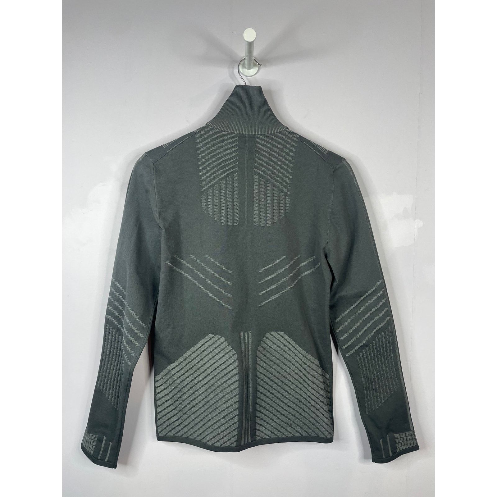 Prada Prada Tech Knit Grey & Green Cardigan Size US M / EU 48-50 / 2 - 2 Thumbnail