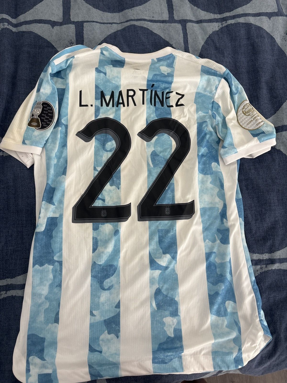 Adidas Adidas Lautaro Martinez Argentina Home Jersey Copa Size US XXL / EU 58 / 5 - 2 Thumbnail