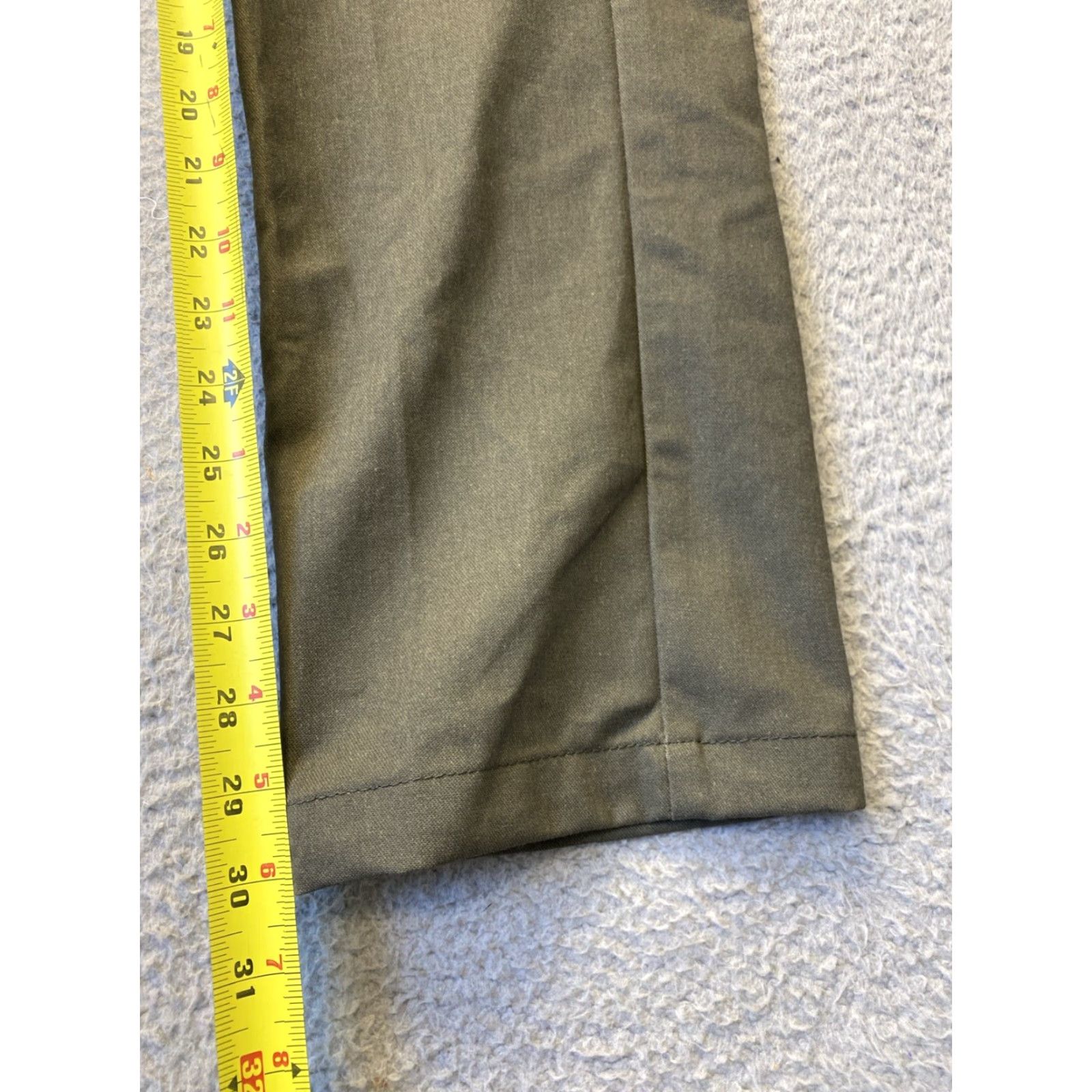 Dickies Dickies Cargo Pants Men Sz 28x30 Olive Green Canvas Slim Relaxed Fit Casual Workwear Size US 28 / EU 44 - 6 Thumbnail