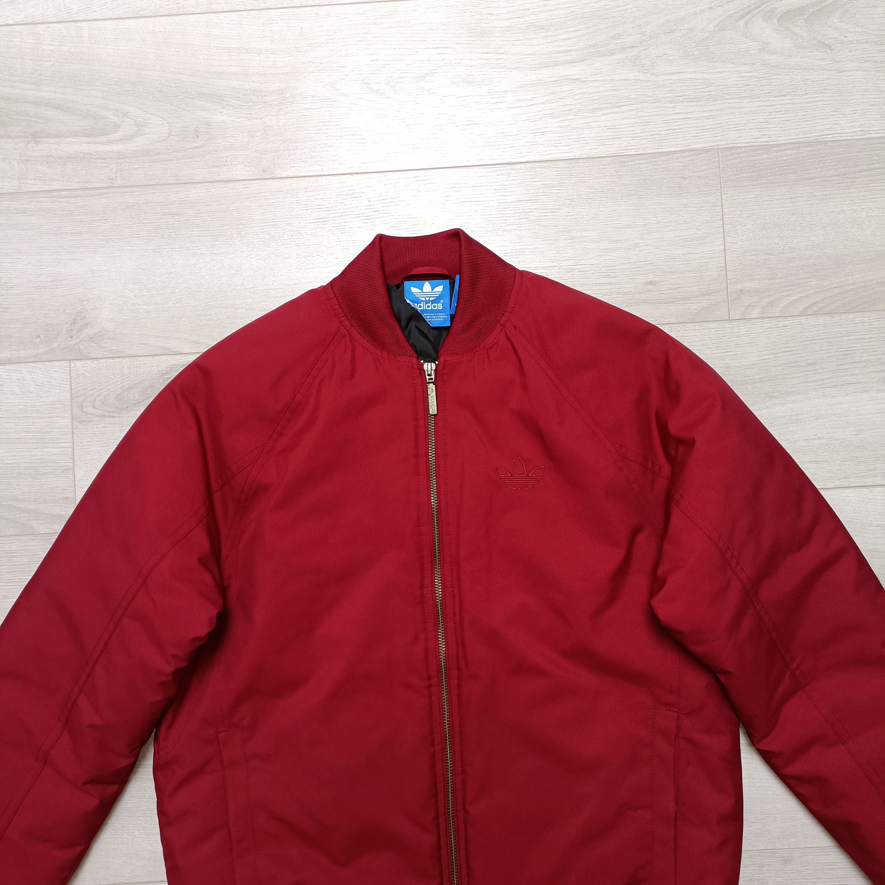 Adidas Men's Red Full Zip Varsity Jacket Size US S / EU 44-46 / 1 - 4 Thumbnail