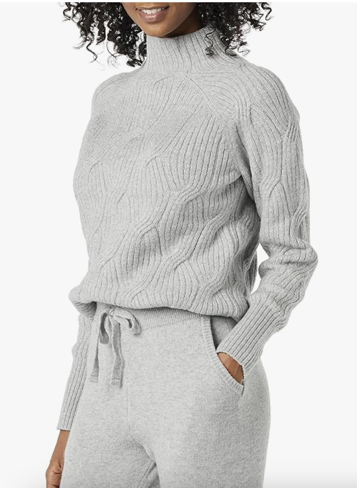 Other Cable Sweater Mock Neck Size L / US 10 / IT 46 - 7 Thumbnail