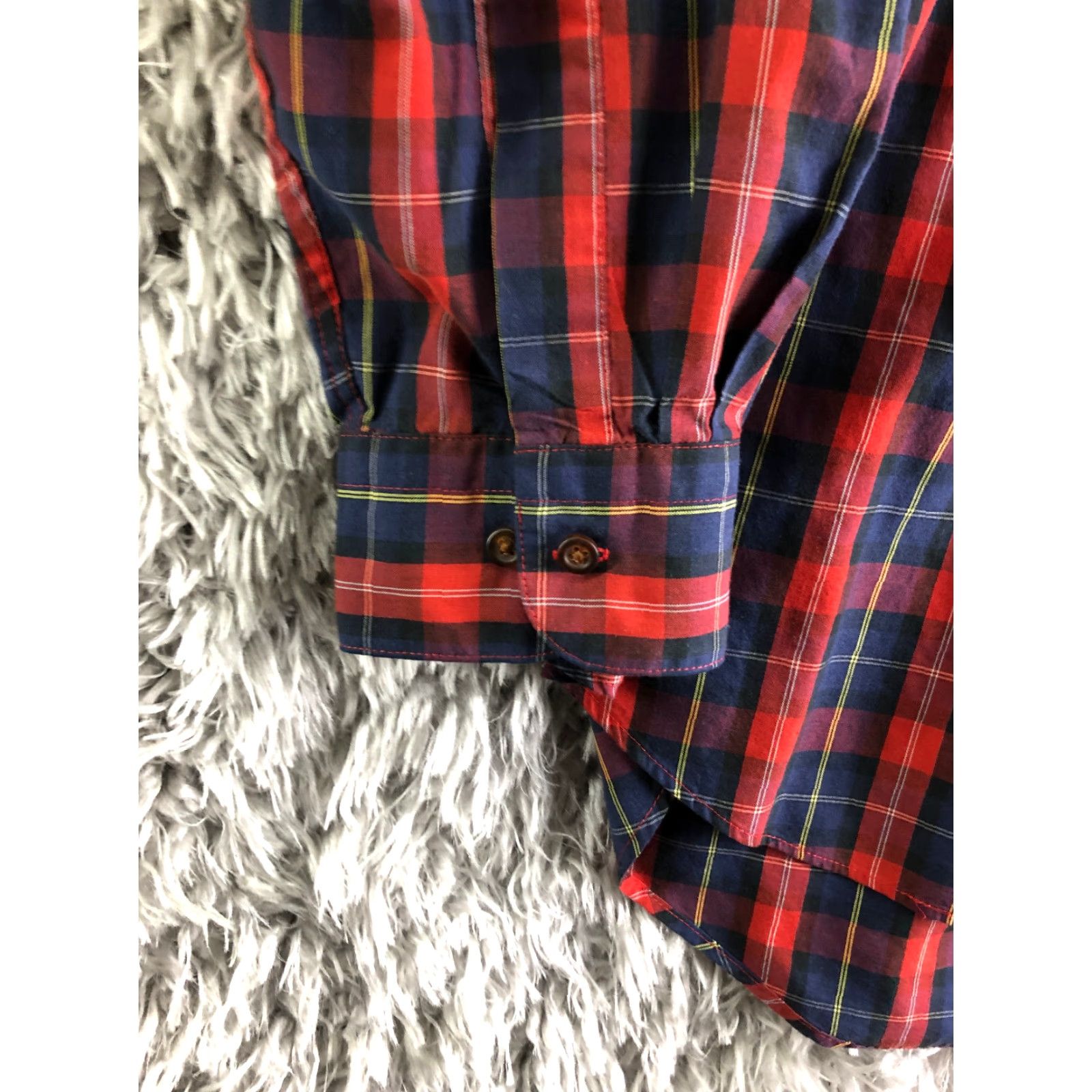 Vintage VINTAGE Osh Kosh B'gosh Mens Large Tall Red Long Sleeve Button-Down Shirt Size US L / EU 52-54 / 3 - 2 Thumbnail