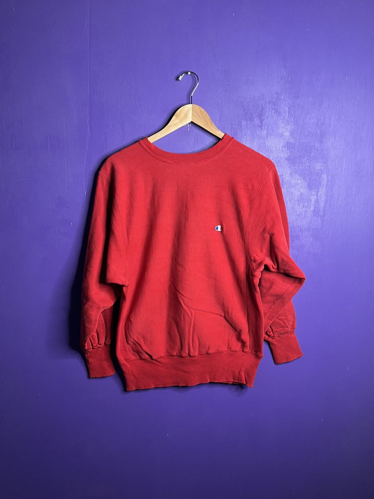 Champion × Vintage Vintage 80s Champion Simple logo reverse weave crewneck Size US M / EU 48-50 / 2 - 1 Thumbnail