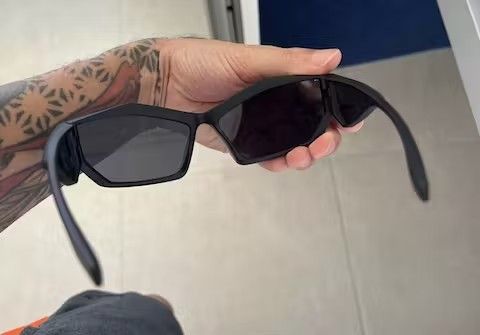 Jewelry Cyber Black Sunglasses Retro Punk Archive Cosplay Jewelry Size ONE SIZE - 2 Thumbnail