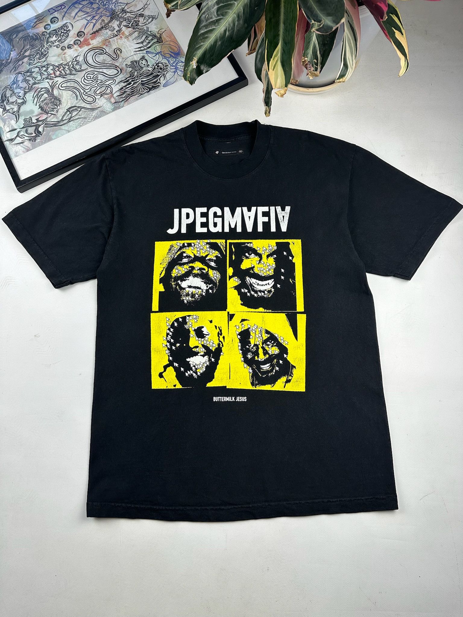 Band Tees JPEGMAFIA Talking Heads Buttermilk Jesus 2021 XL Tee Size US M / EU 48-50 / 2 - 1 Thumbnail