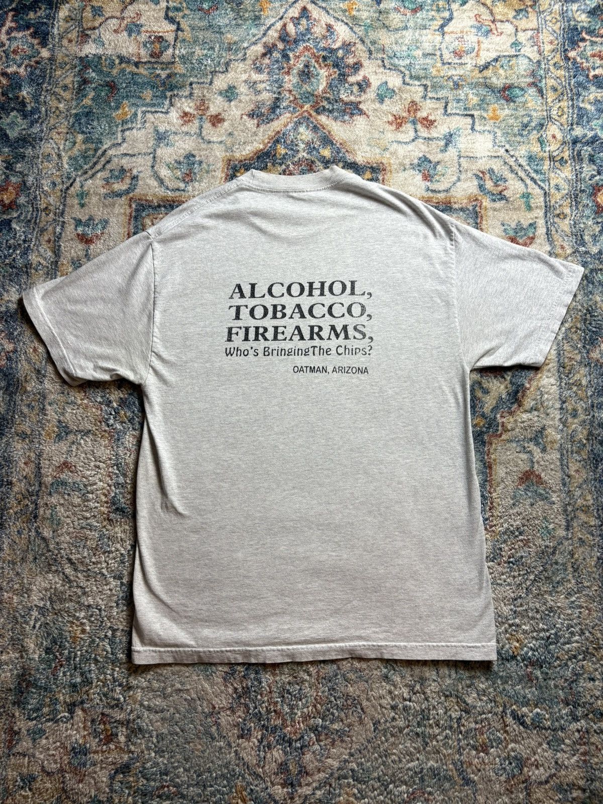 Vintage Vintage Route 66 Alcohol Tobacco Firearms Humour T-shirt Size US L / EU 52-54 / 3 - 2 Thumbnail