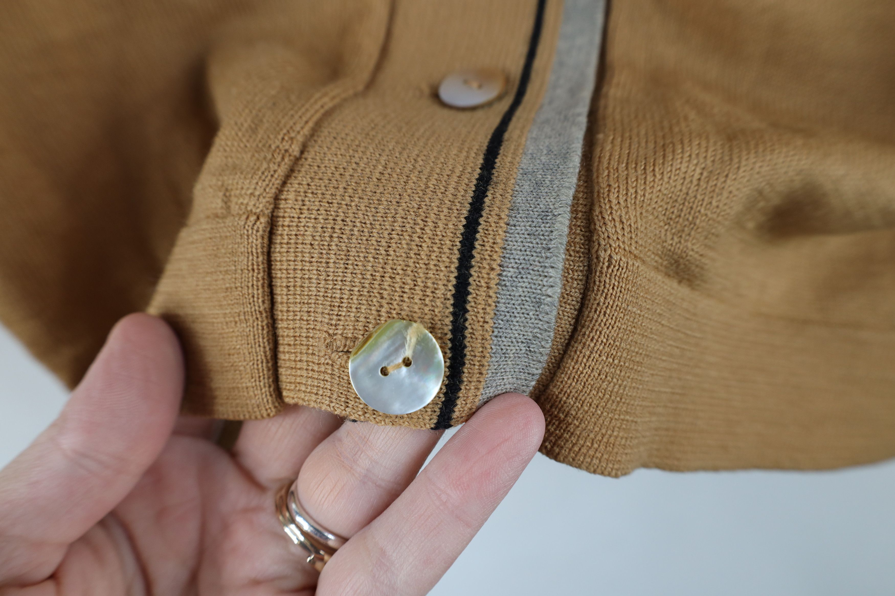 Vintage Vintage 50s Streetwear Wool Knit Blazer Cardigan Sweater Size XXS / US 00 / IT 34 - 5 Thumbnail