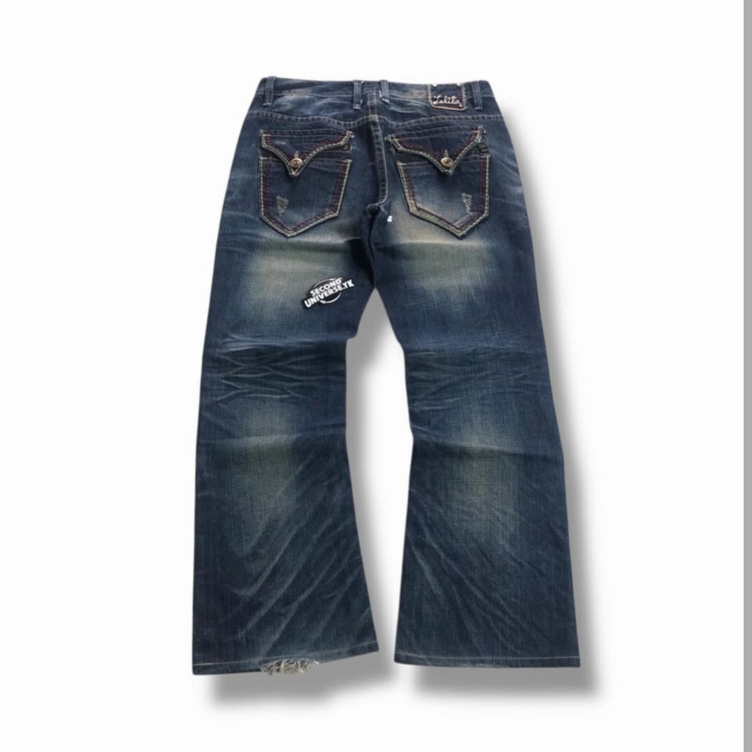 Japanese Brand Lolita Jeans Yoshitomo Nara Japanese lowrise denim Size US 32 / EU 48 - 2 Thumbnail
