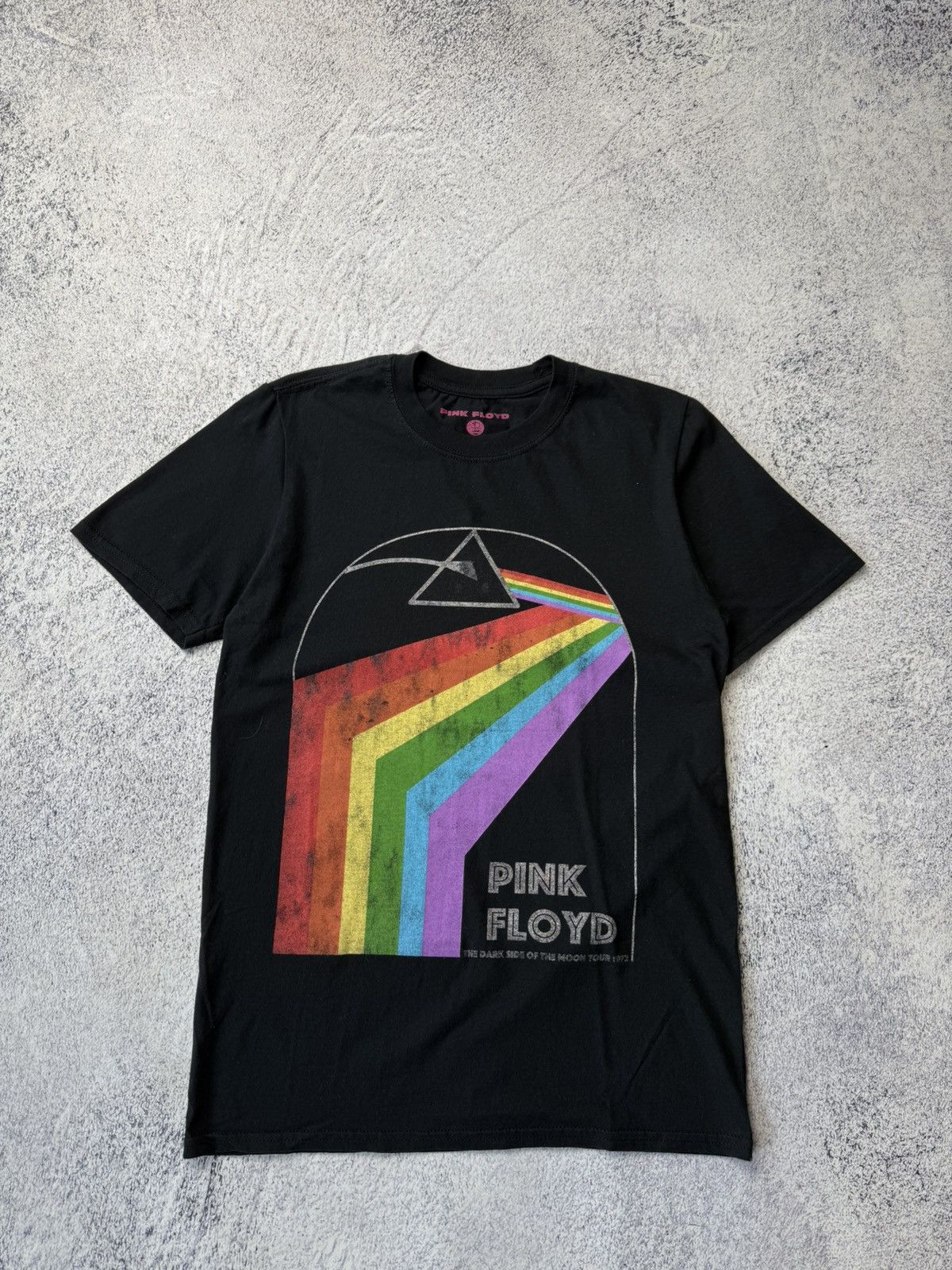 Band Tees Vintage Pink Floyd T-Shirts The Dark Side of the moon 1971s Size US S / EU 44-46 / 1 - 1 Thumbnail