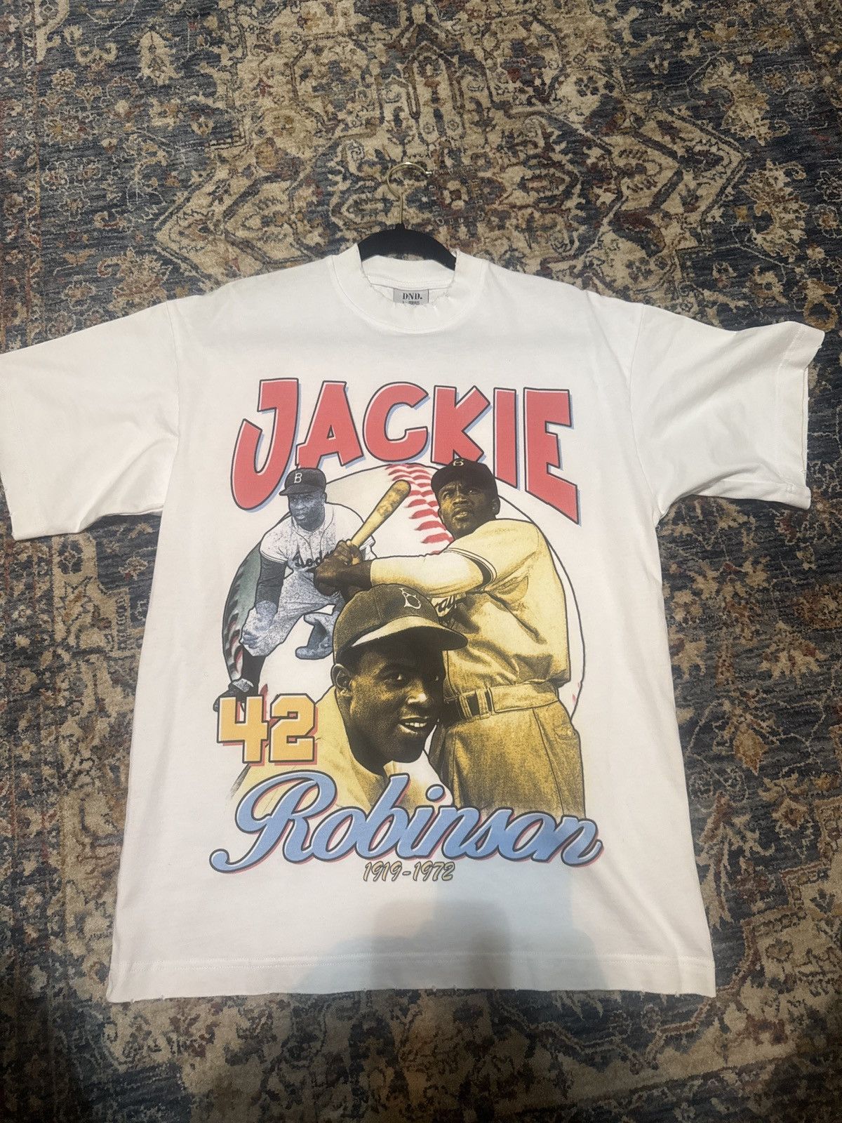Do Not Disturb DND Jackie Robinson Tee Size US M / EU 48-50 / 2 - 1 Thumbnail