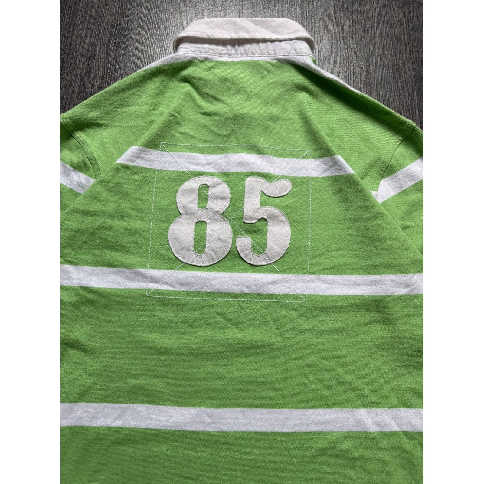 Tommy Hilfiger × Vintage Y2K Tommy Hilfiger Vintage Rugby Long Sleeve Size US XL / EU 56 / 4 - 10 Thumbnail