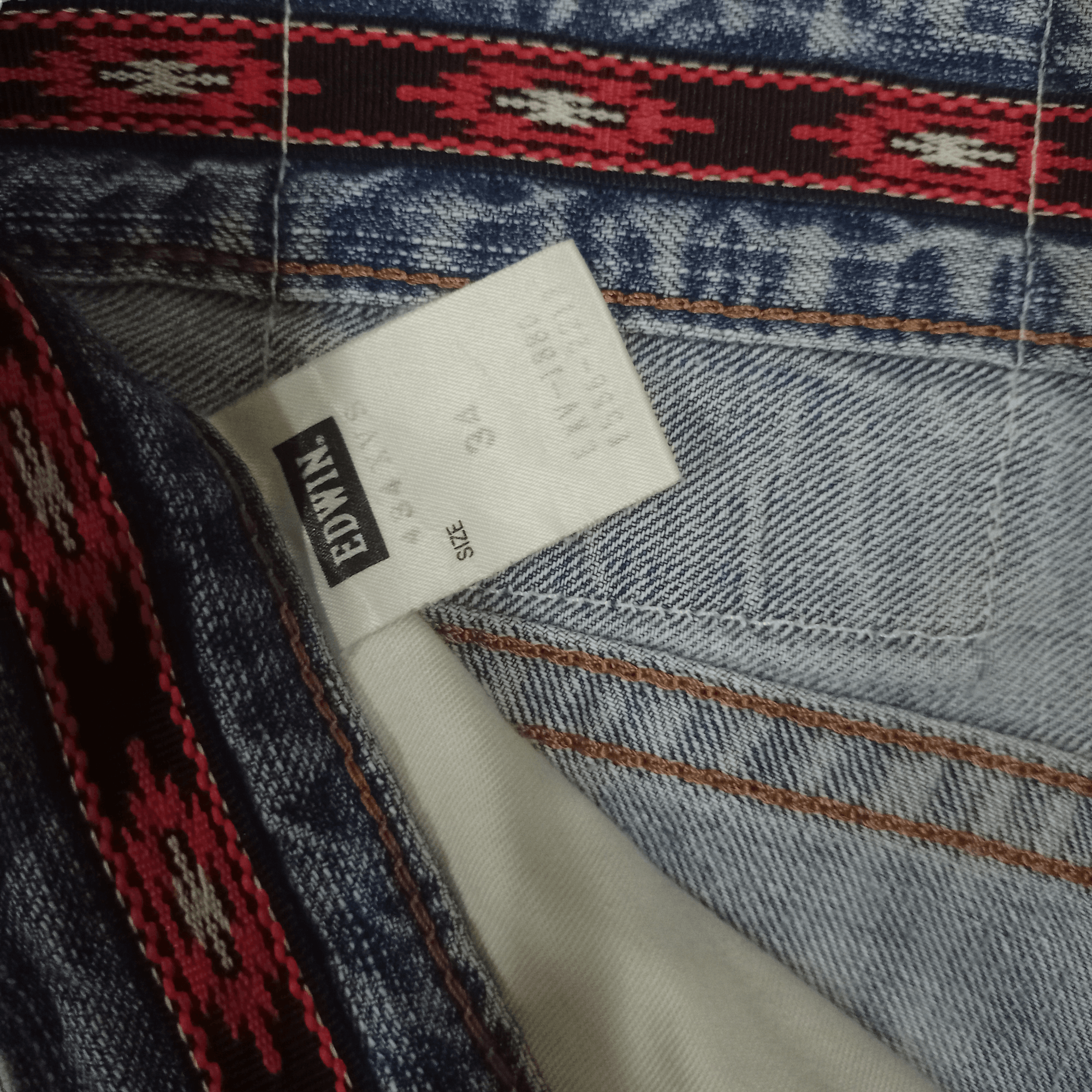 Edwin Exclusive Vintage Edwin Japan Distressed Baggy Jeans 36x32 Size US 36 / EU 52 - 8 Thumbnail