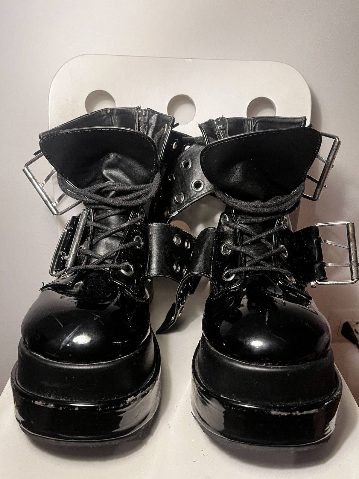 Demonia Cult Demonia Cult Bear-104 Platform Boots Size US 11.5 / IT 41.5 - 9 Thumbnail