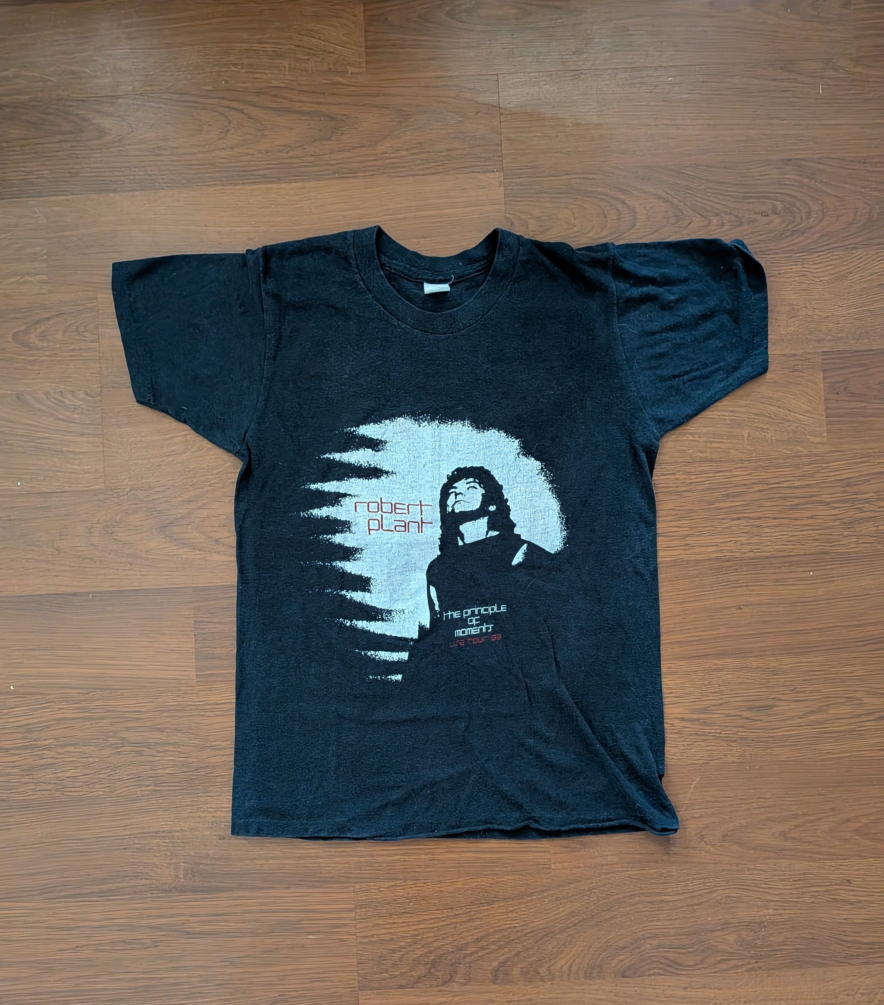 Other Robert Plant 1983 USA Tour Tee – The Principle of Moments Size US M / EU 48-50 / 2 - 1 Thumbnail