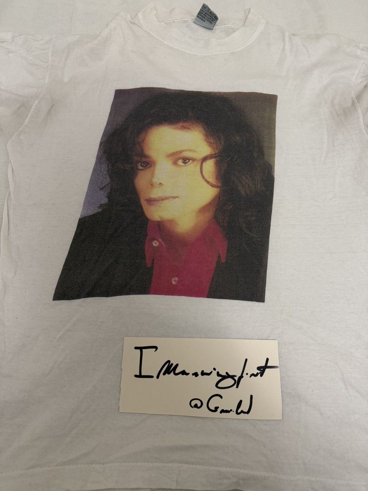 Band Tees Vintage 90s Michael Jackson T-Shirt Size US M / EU 48-50 / 2 - 7 Thumbnail